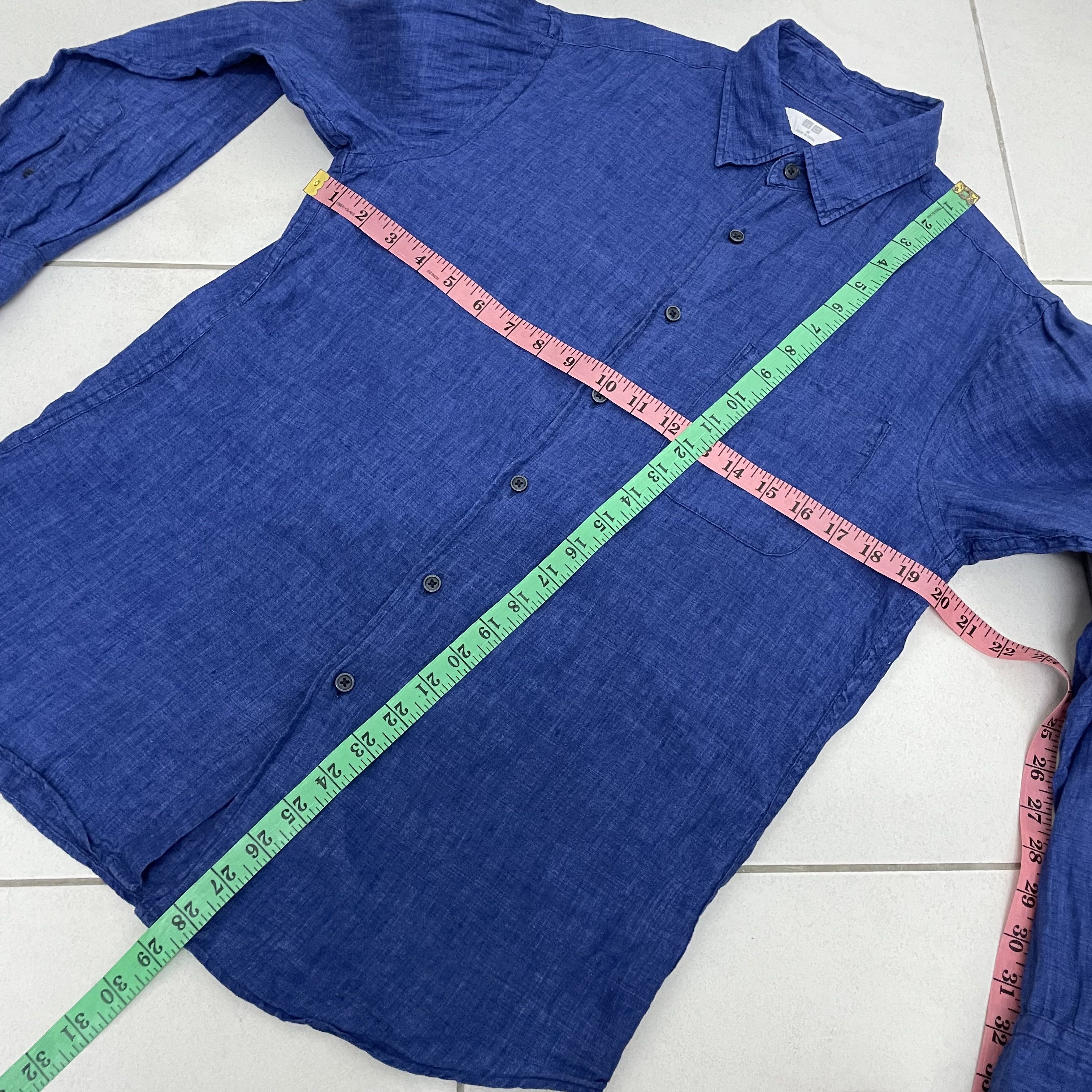 Japanese Brand × Uniqlo ⭐️SALE⭐️ [M] UNIQLO LINEN COTTON SHIRT Size US M / EU 48-50 / 2 - 3 Thumbnail