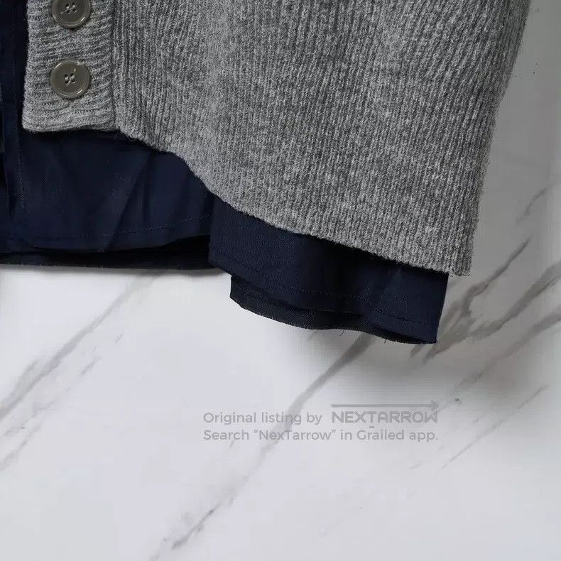 Raf Simons Raf Simons Unisex fake two-piece wool cardigan Size US S / EU 44-46 / 1 - 4 Thumbnail