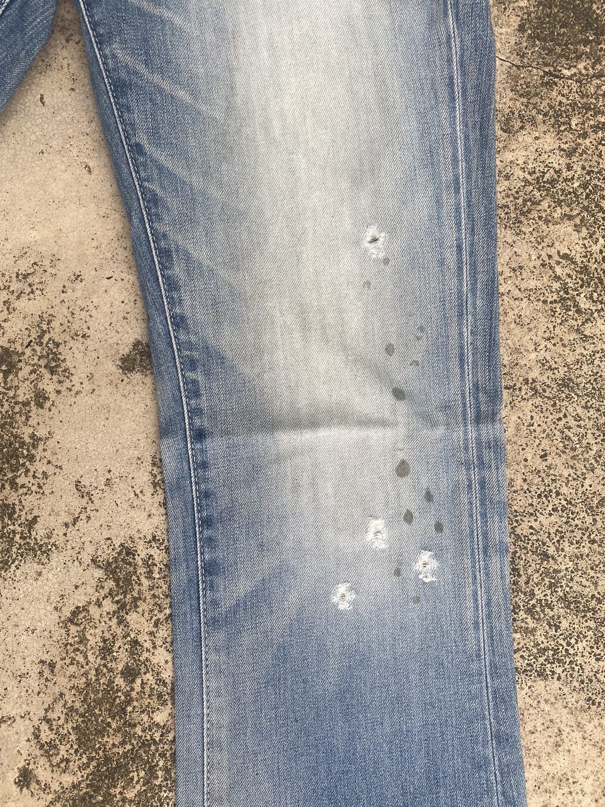 If Six Was Nine × Japanese Brand × Vanquish Flare Jeans Vanquish Faded Distressed Size US 33 - 6 Thumbnail