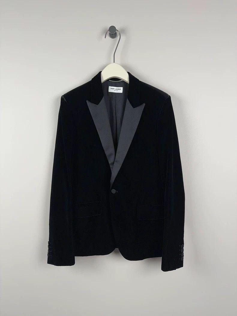 Saint Laurent Paris Saint Laurent Paris Velvet smoking suit-2506 Size US S / EU 44-46 / 1 - 1 Thumbnail