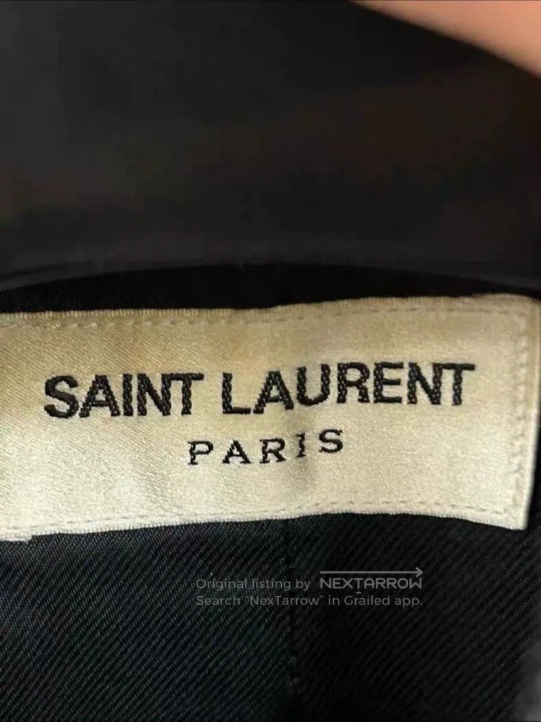Saint Laurent Paris SLP 2014 Black White Varsity Jacket. Size US M / EU 48-50 / 2 - 4 Thumbnail