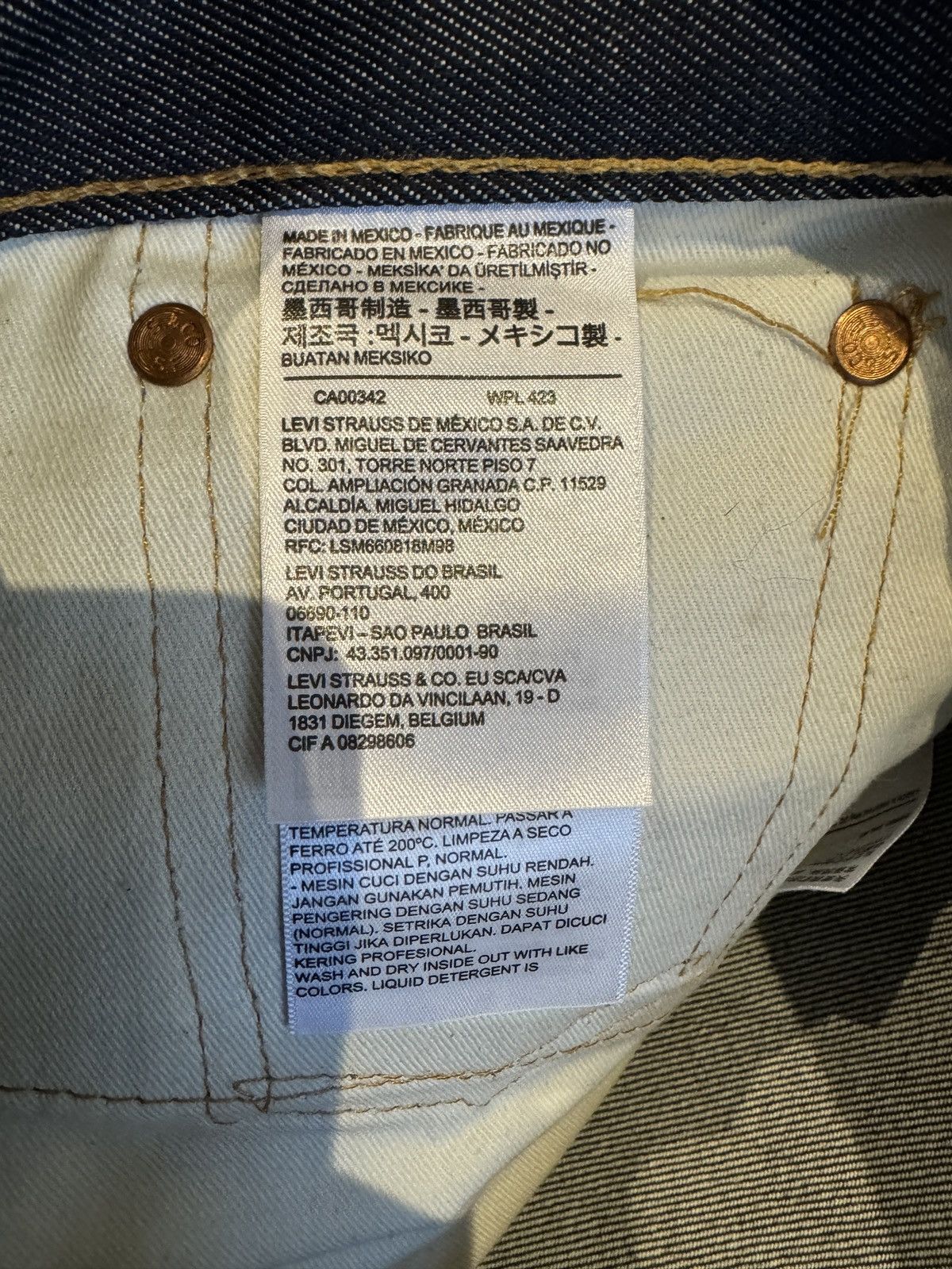 DENIM TEARS Denim Tears Raw Selvedge Denim Size US 32 / EU 48 - 5 Thumbnail