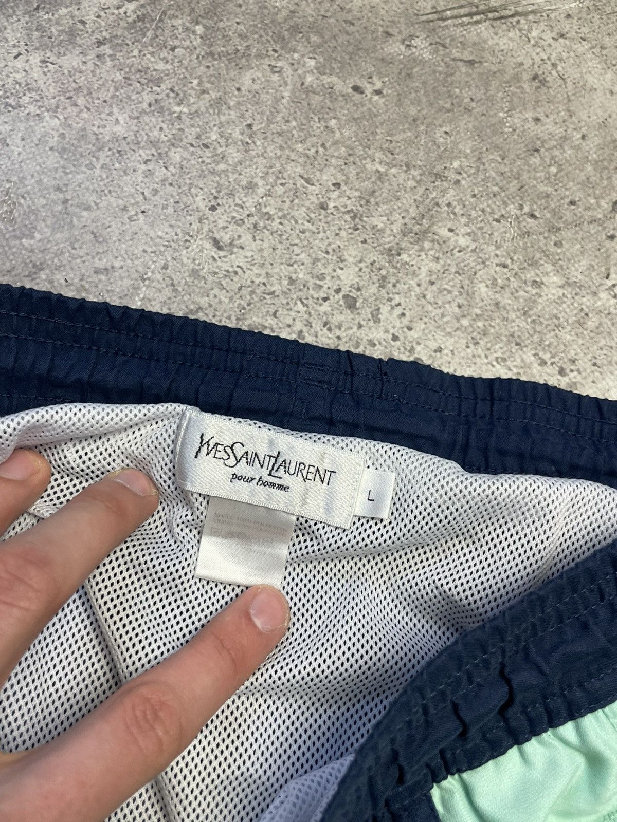 Yves Saint Laurent Vintage YSL Yves Saint Laurent Swim Shorts Size L Size US 34 / EU 50 - 6 Thumbnail