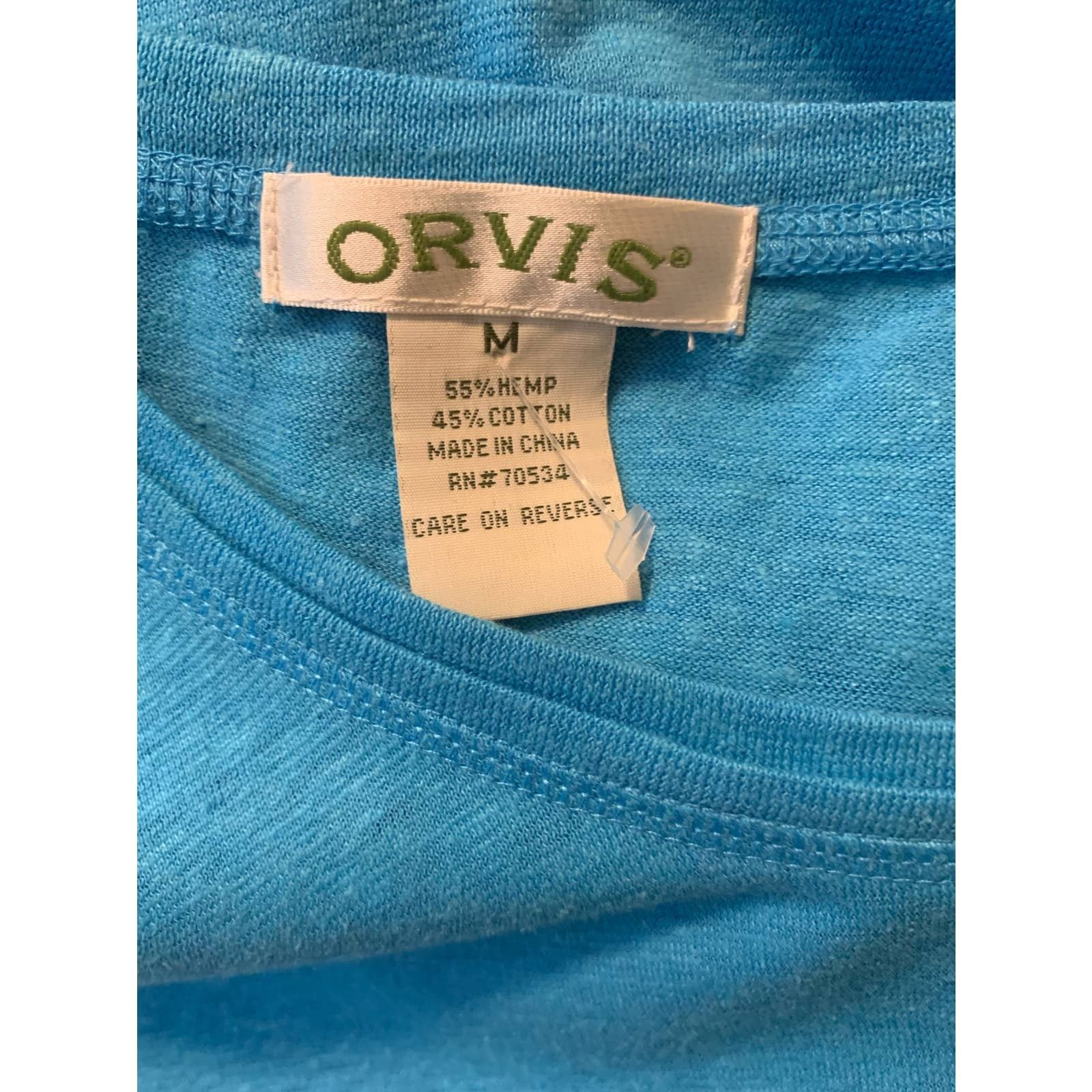 Orvis Orvis blue short sleeves crew neck t shirt size Medium Size M / US 6-8 / IT 42-44 - 3 Thumbnail