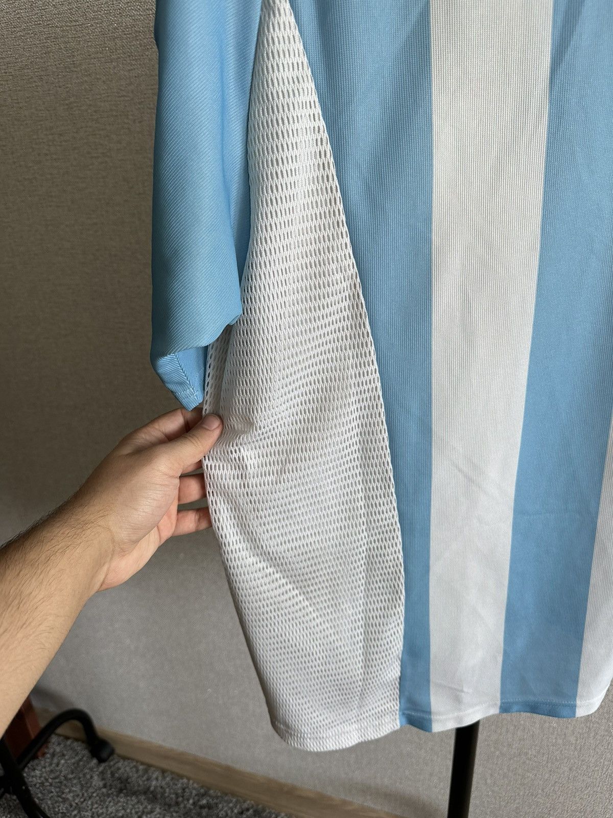 Adidas 2002 Adidas Argentina National Team Vintage Home Jersey Size US L / EU 52-54 / 3 - 19 Thumbnail