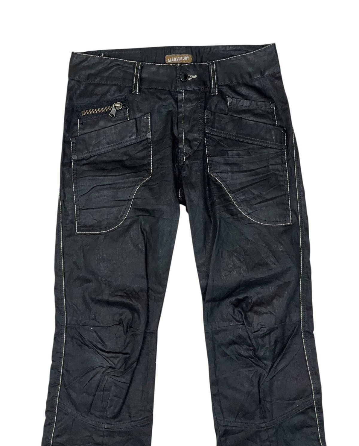Absolut Joy × Japanese Brand Absolut Joy Wax Denim Jeans Made In Romania Size US 30 / EU 46 - 3 Thumbnail
