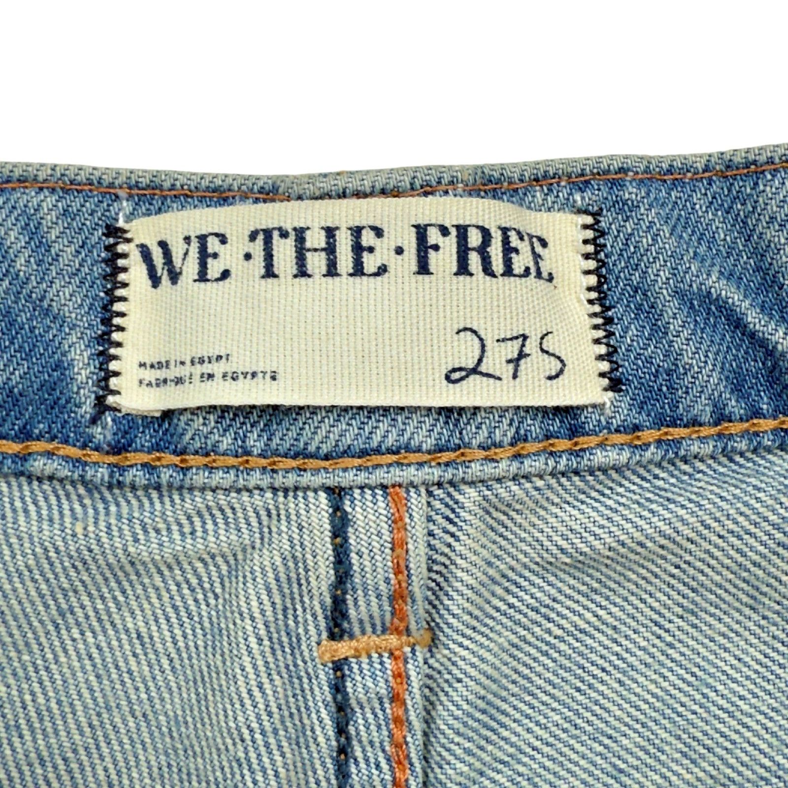 Other We the Free Eden Slouchy Wide Leg Denim Jeans Button Fly Size 27" / US 4 / IT 40 - 6 Thumbnail