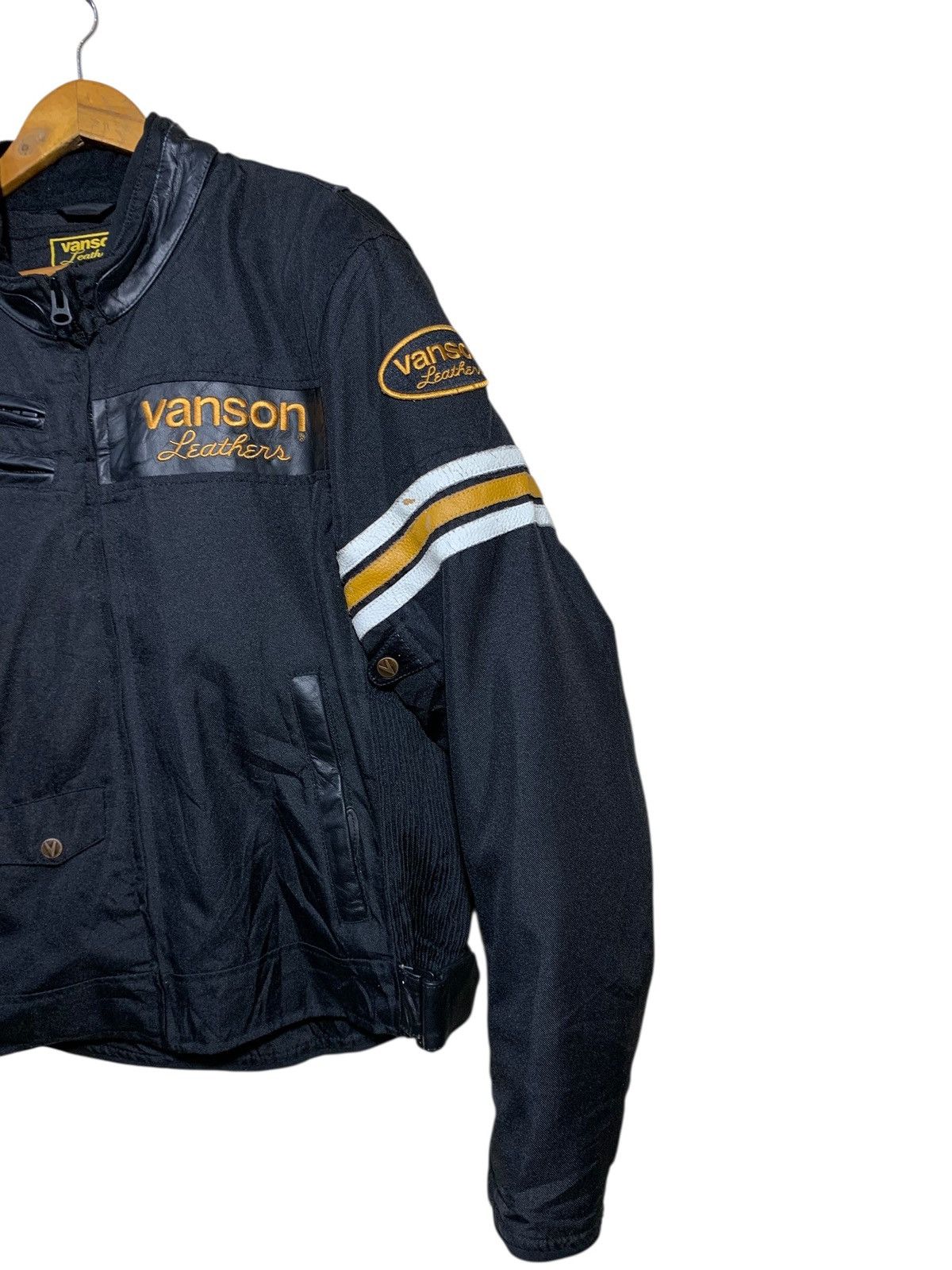 Vanson Leathers 🔥VANSON LEATHER BIKERS JACKET WITH PADDING Size US XL / EU 56 / 4 - 6 Thumbnail