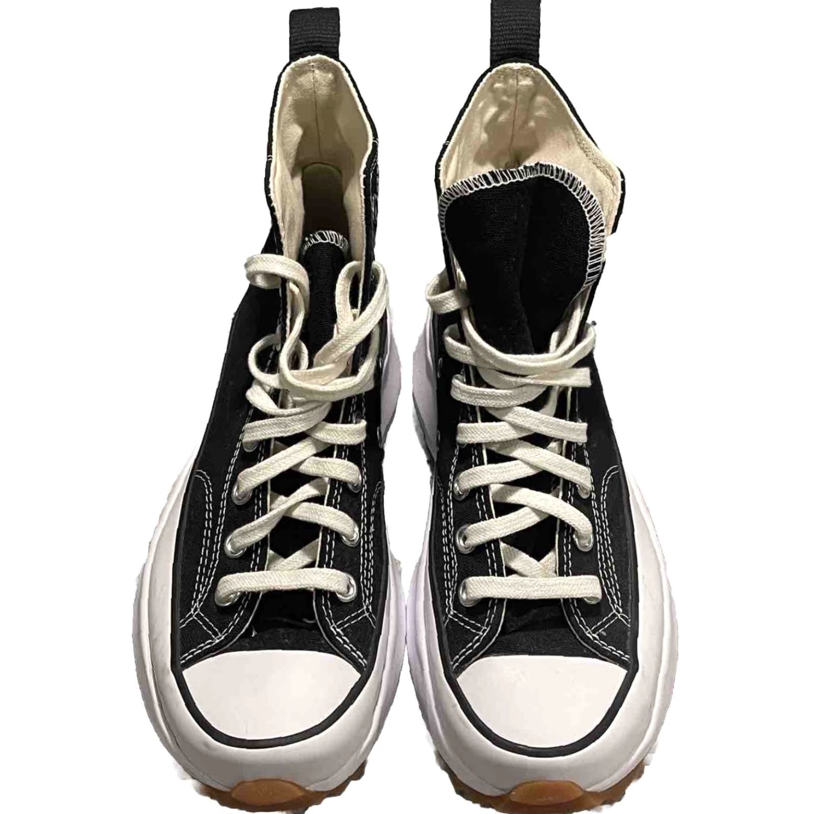 Converse VINTAGE Converse Run Star Hike Platform High Top Unisex Casual Shoe 9.5 Black 2019 Stars Sneakers Mens Womens Size L / US 10 / IT 46 - 2 Thumbnail
