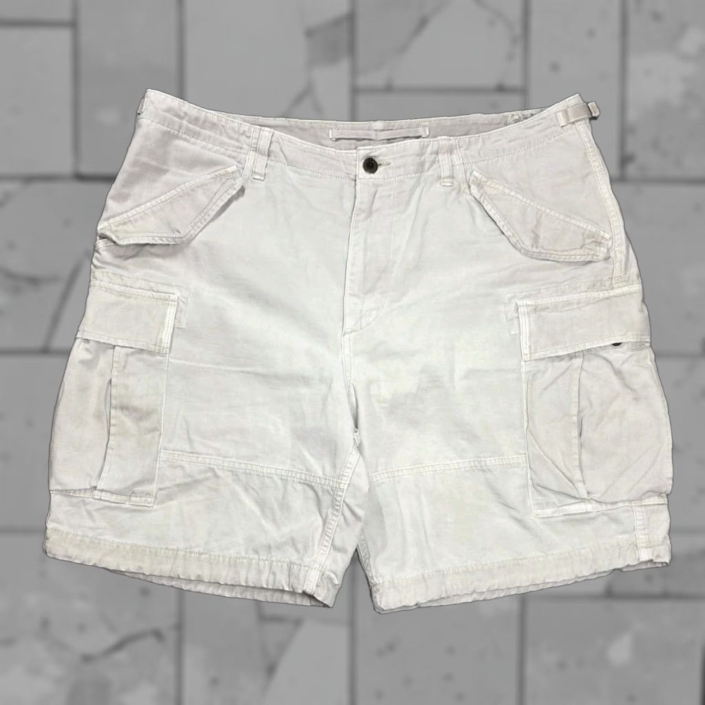 Polo Ralph Lauren Polo Ralph Lauren Cargo Shorts Mens 36 Beige Ripstop Drawstring Cargo Pocket Travel Casual Workwear Shorts Size US M / EU 48-50 / 2 - 1 Thumbnail