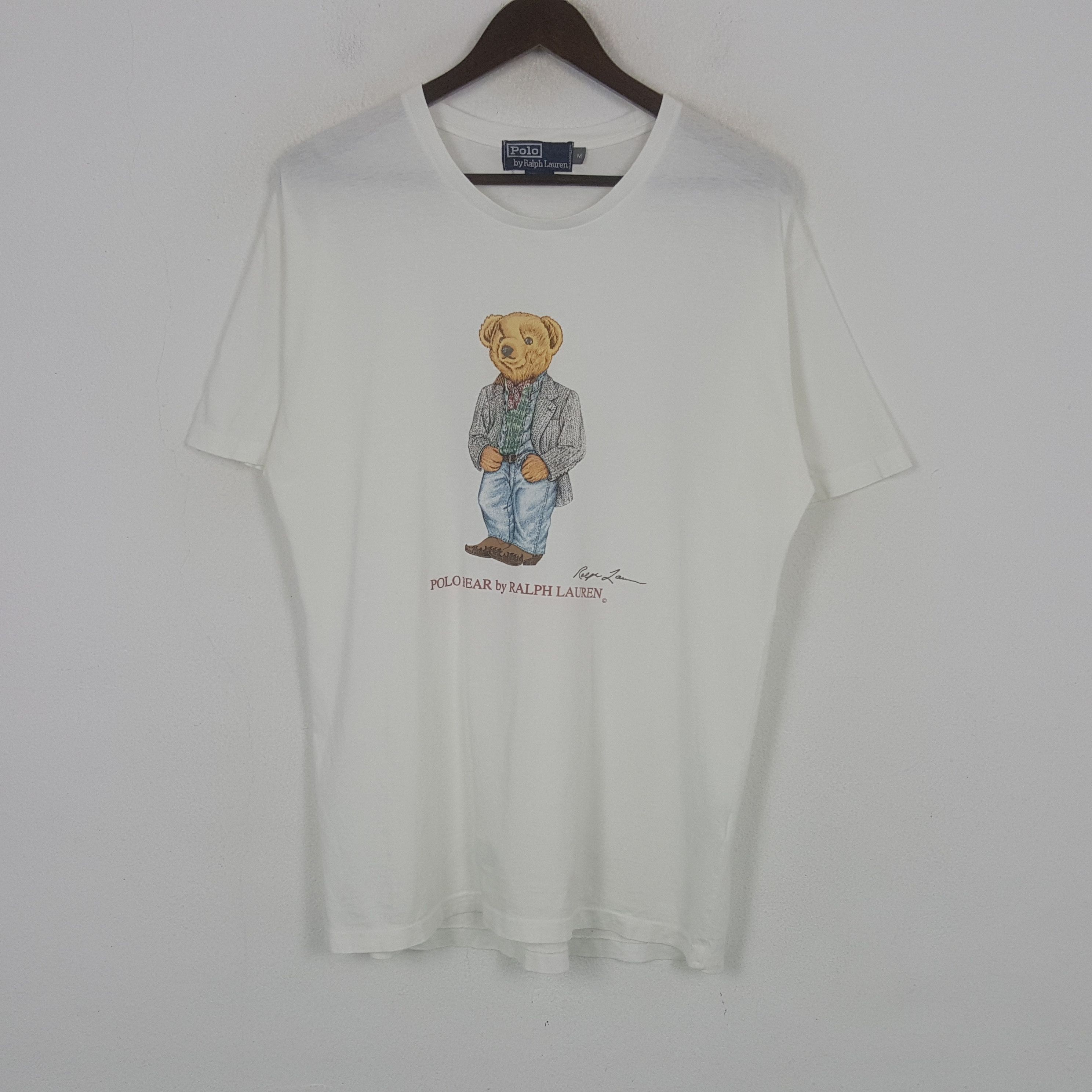 Polo Ralph Lauren Vintage Polo Bear Ralph Lauren Tshirt Size US M / EU 48-50 / 2 - 1 Thumbnail