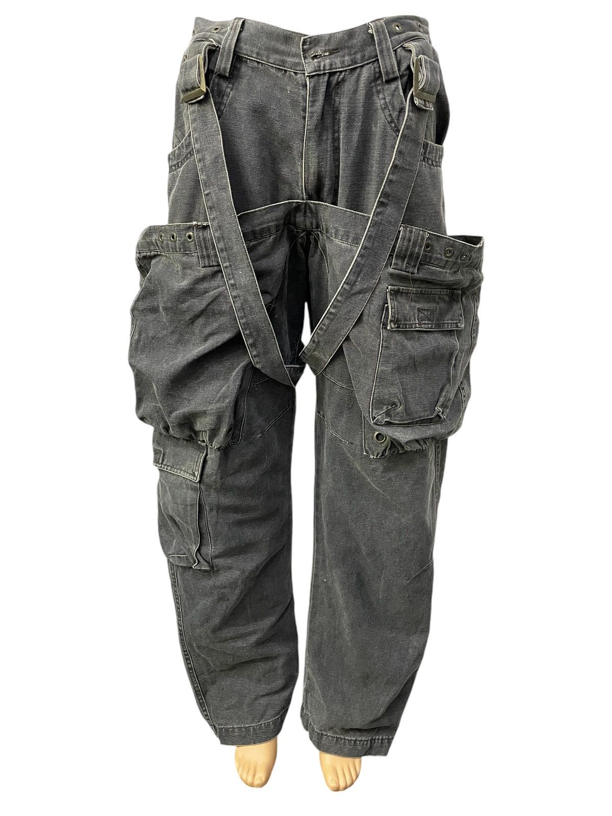 Le Grande Bleu (L.G.B.) × PPFM Vintage Dolce Gabanna Junya Watanabe Style Baggy Loose Cargo Size US 32 / EU 48 - 3 Thumbnail
