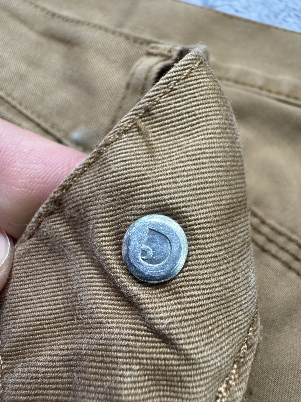 Carhartt CARHART DENIM BAIGE SKILL PANTS Size US 34 / EU 50 - 11 Thumbnail