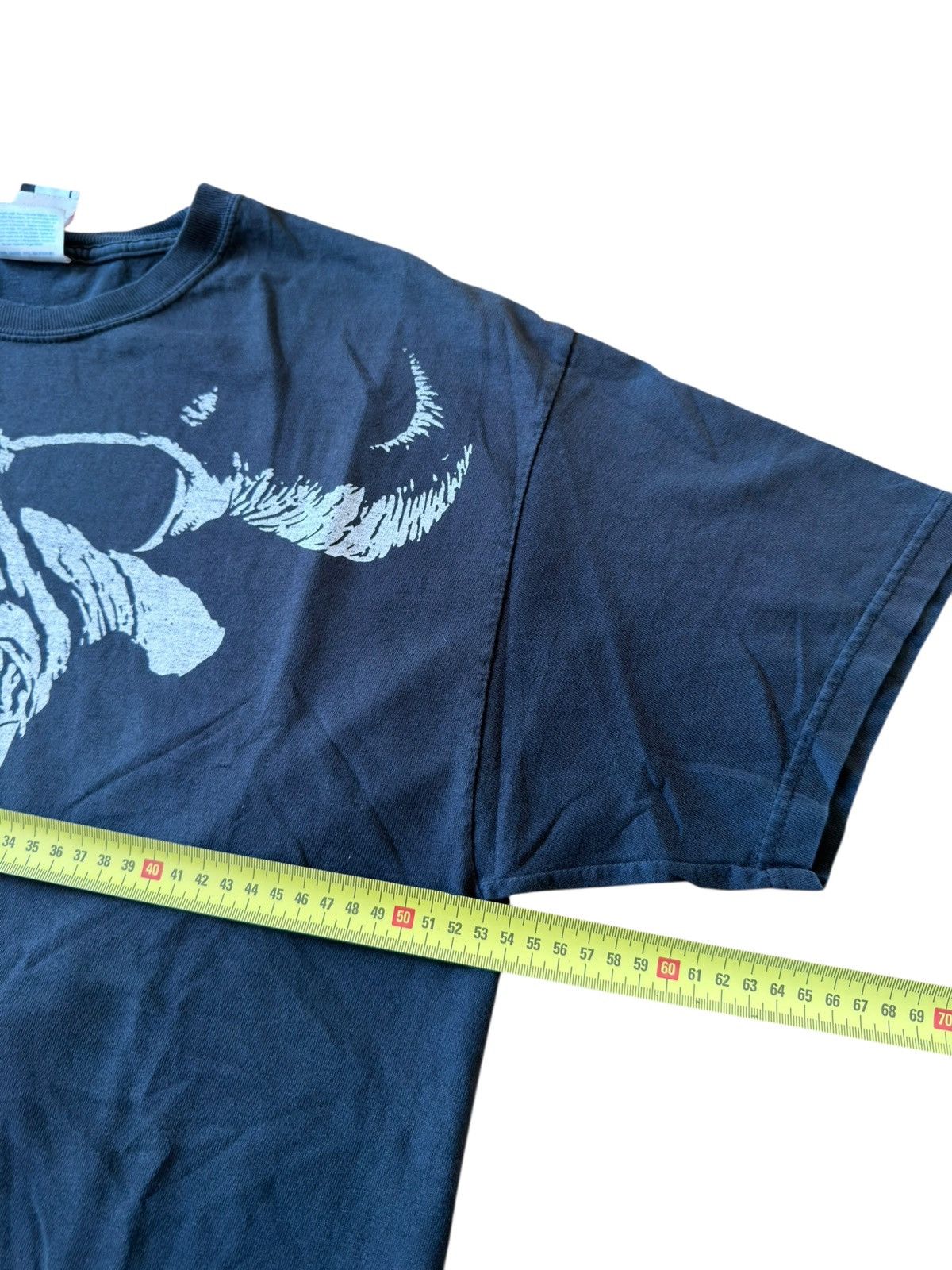 Band Tees *RARE* 2005 00s Y2K CHASER DANZIG METAL SKULL FADED TEE BAND Size US L / EU 52-54 / 3 - 6 Thumbnail