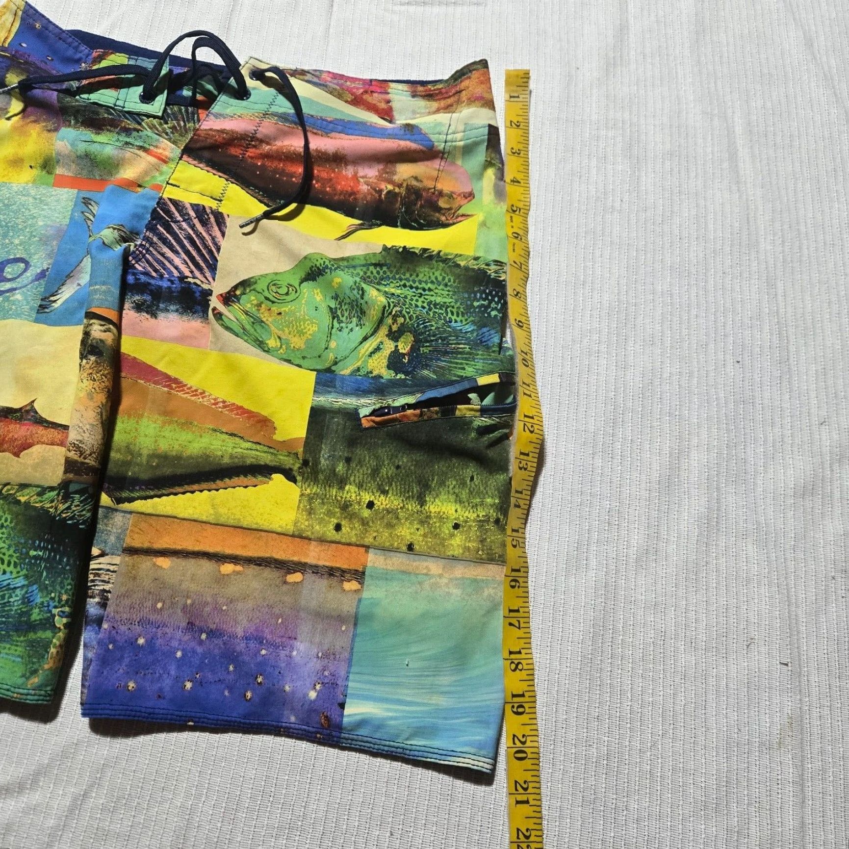 Vintage Salt Life SLX-QD Fishing Aqua Trunks Swim Shorts Men Medium 32 Lined Size US 31 - 5 Thumbnail