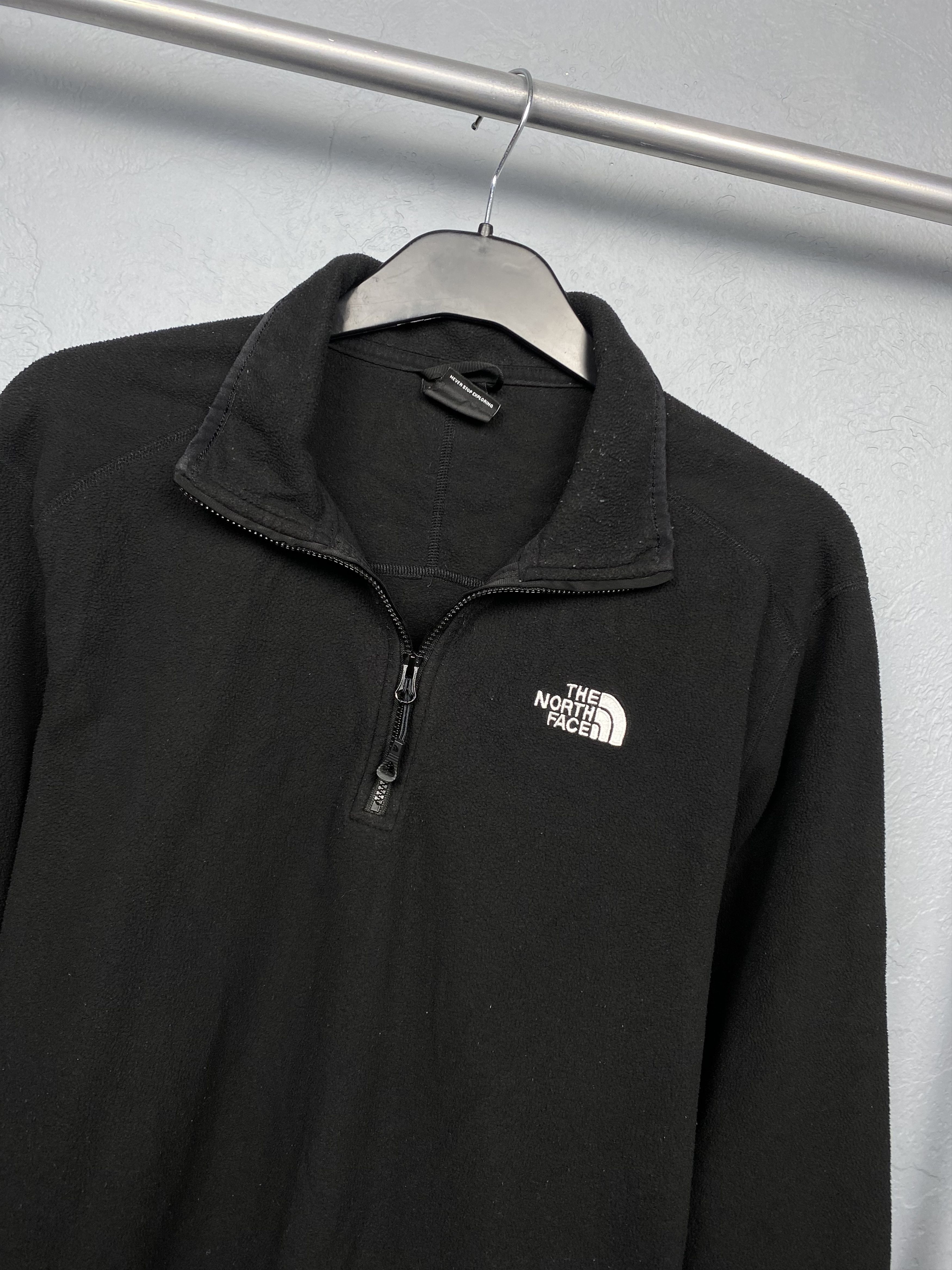 The North Face × Vintage The North Face Mens 1\4 Quarter Zip Fleece Jacket Size US M / EU 48-50 / 2 - 2 Thumbnail