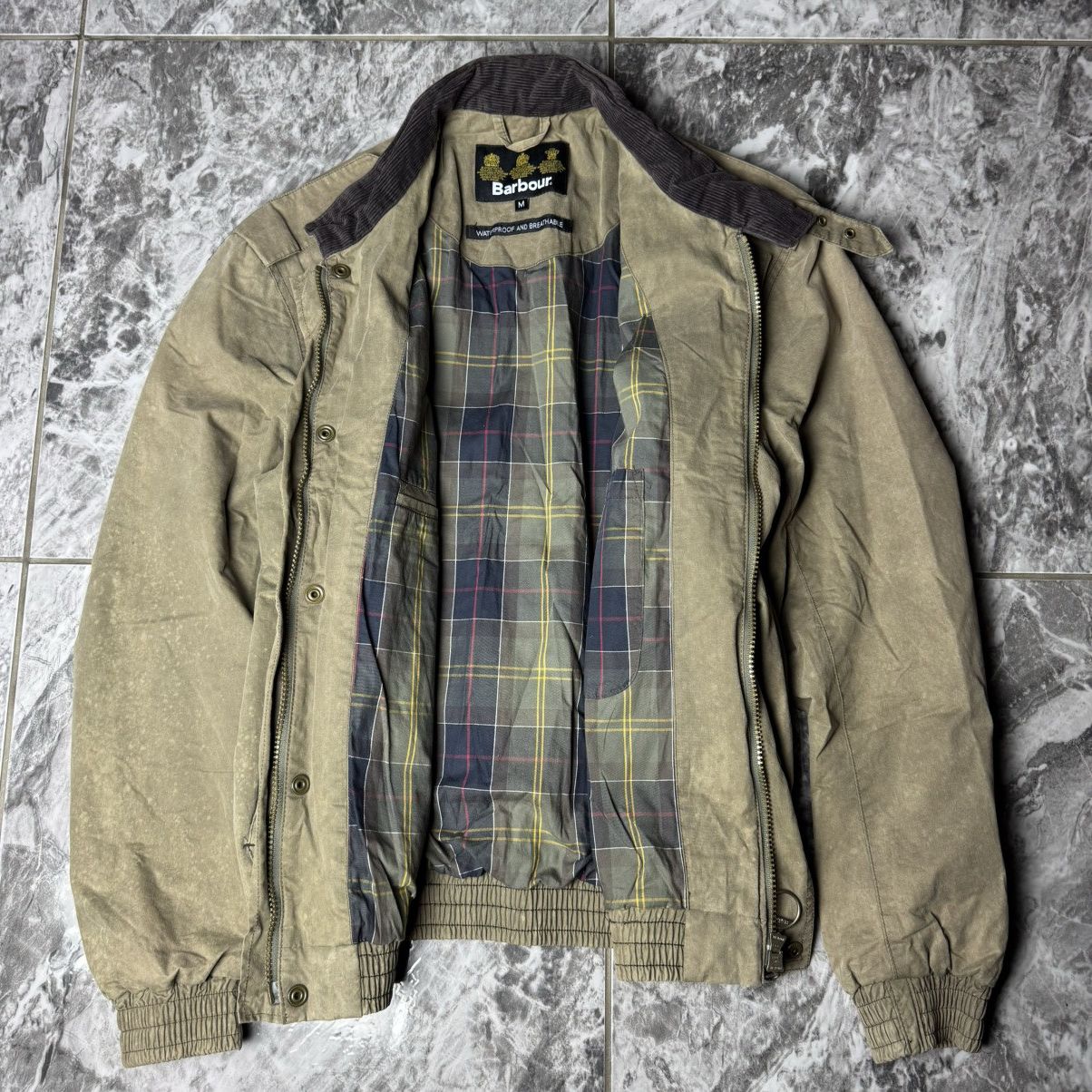 Barbour × Vintage Barbour Waterproof Feather weight Flyer Jacket M Size US M / EU 48-50 / 2 - 2 Thumbnail