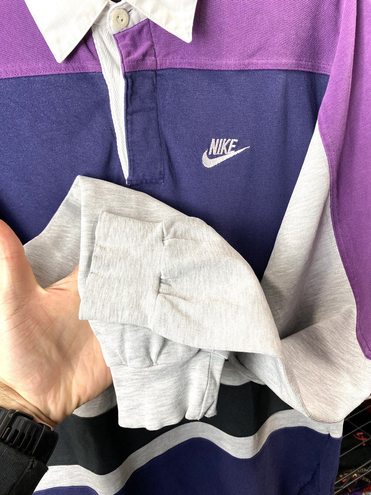 Japanese Brand Rare! 1993 Vintage Japan Nike Rugby Longsleeve Sweatshirt Size US M / EU 48-50 / 2 - 6 Thumbnail