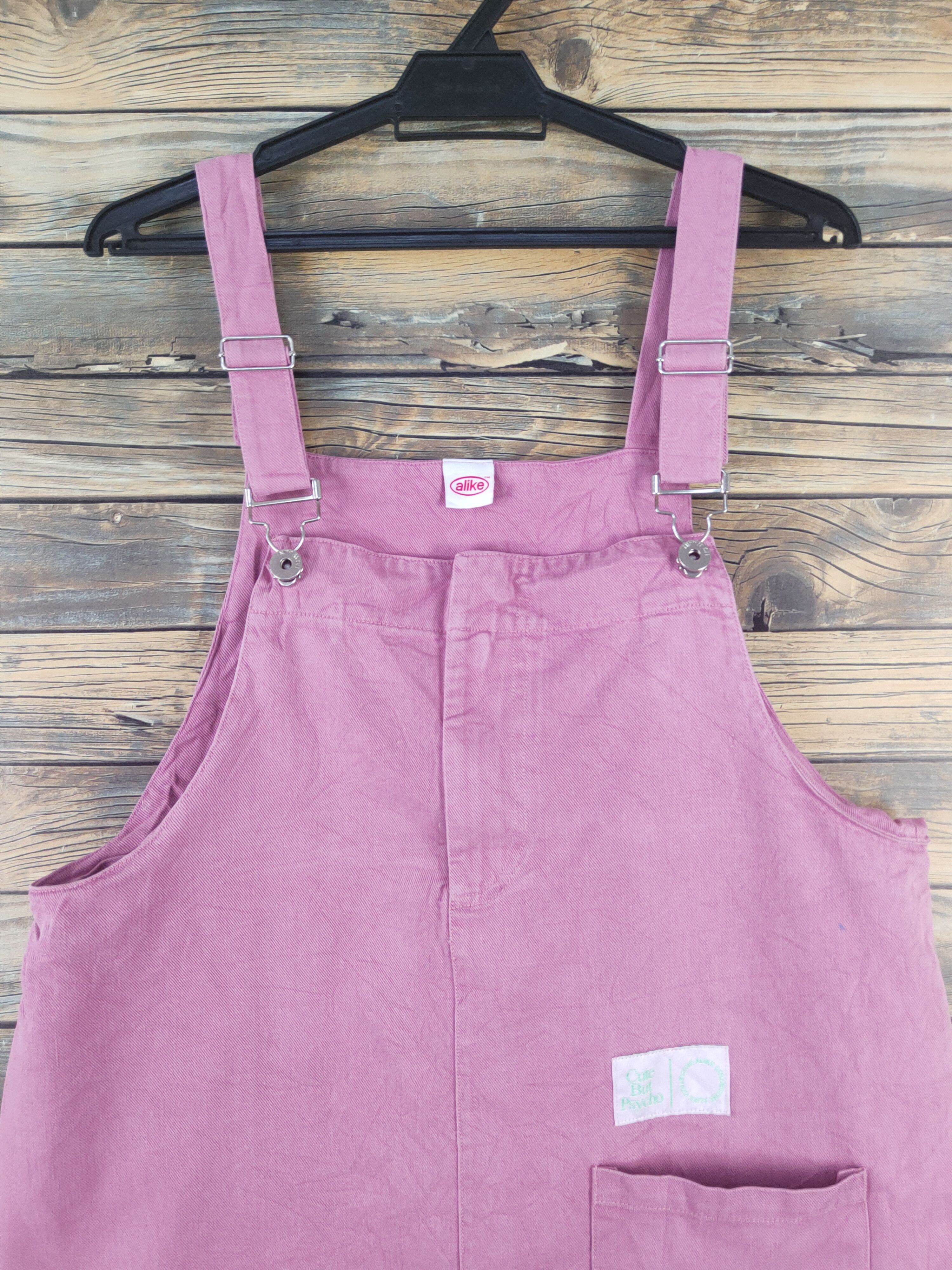 Other Alike Pink Denim Skirt Jumpsuits Size 42" / US 20 - 2 Thumbnail