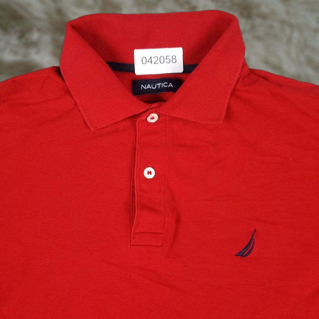 Nautica Nautica Polo Shirt Mens Small Red Golf Casual Short Sleeve Adult S Polo Red Nautica Mens Polo Red 90s Classic Sport Mens Size US S / EU 44-46 / 1 - 1 Thumbnail