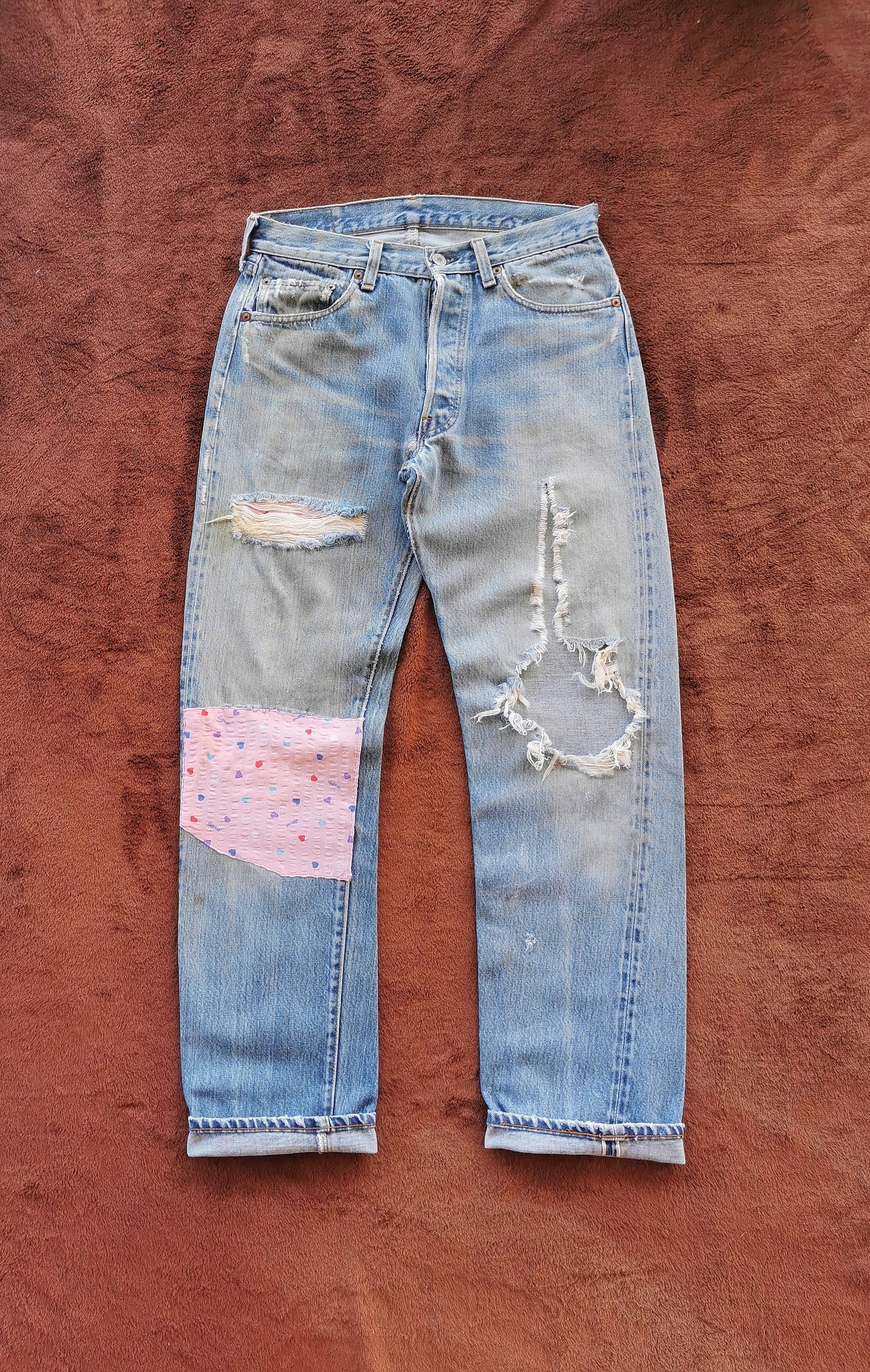 Kapital 80s Vintage Levis Selvedge Jeans Style Kapital Jeans Size US 30 / EU 46 - 1 Thumbnail