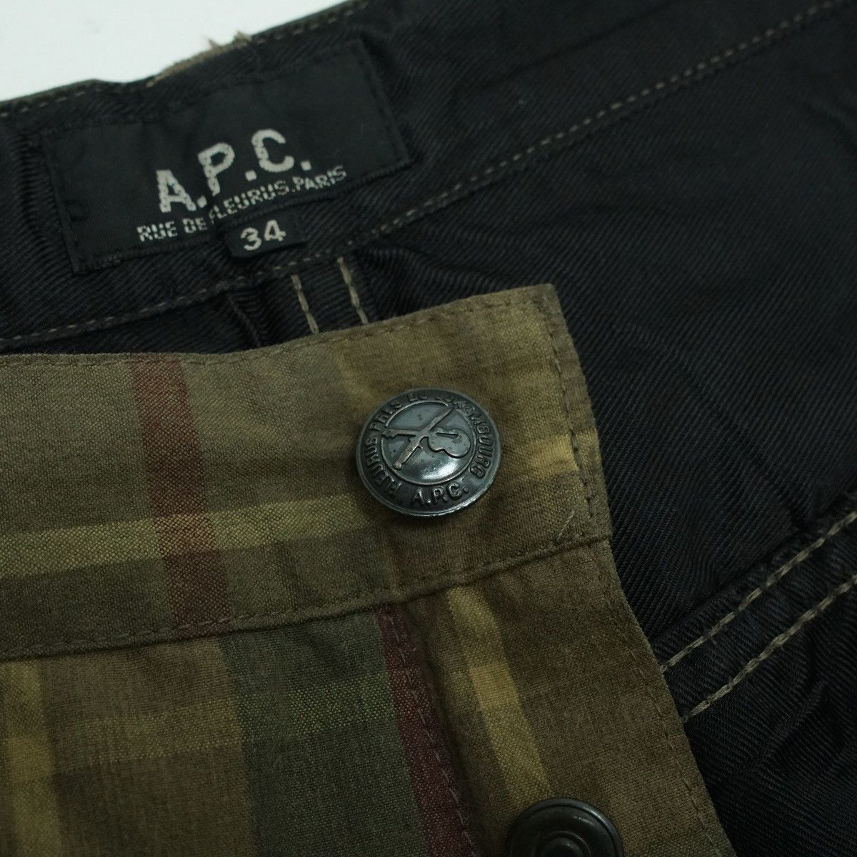 A.P.C. *NoTariff AW1995 APC Plaid Pants Size US 31 - 10 Thumbnail
