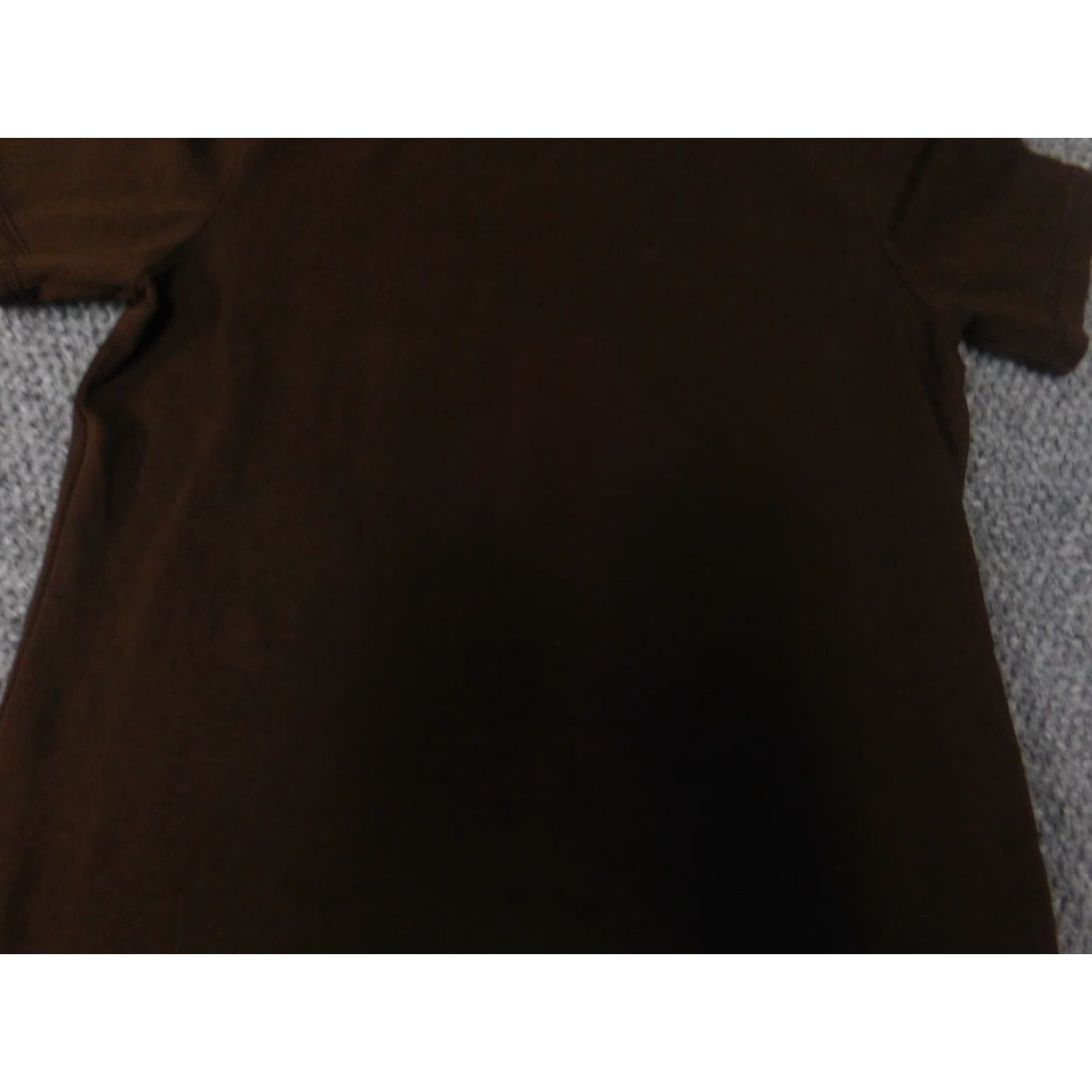 Jones New York Jones New York Top Womens Short Sleeve Shirt S Brown Crew Neck Blouse Signature Classic Casual Basic Shirt Size S / US 4 / IT 40 - 4 Thumbnail