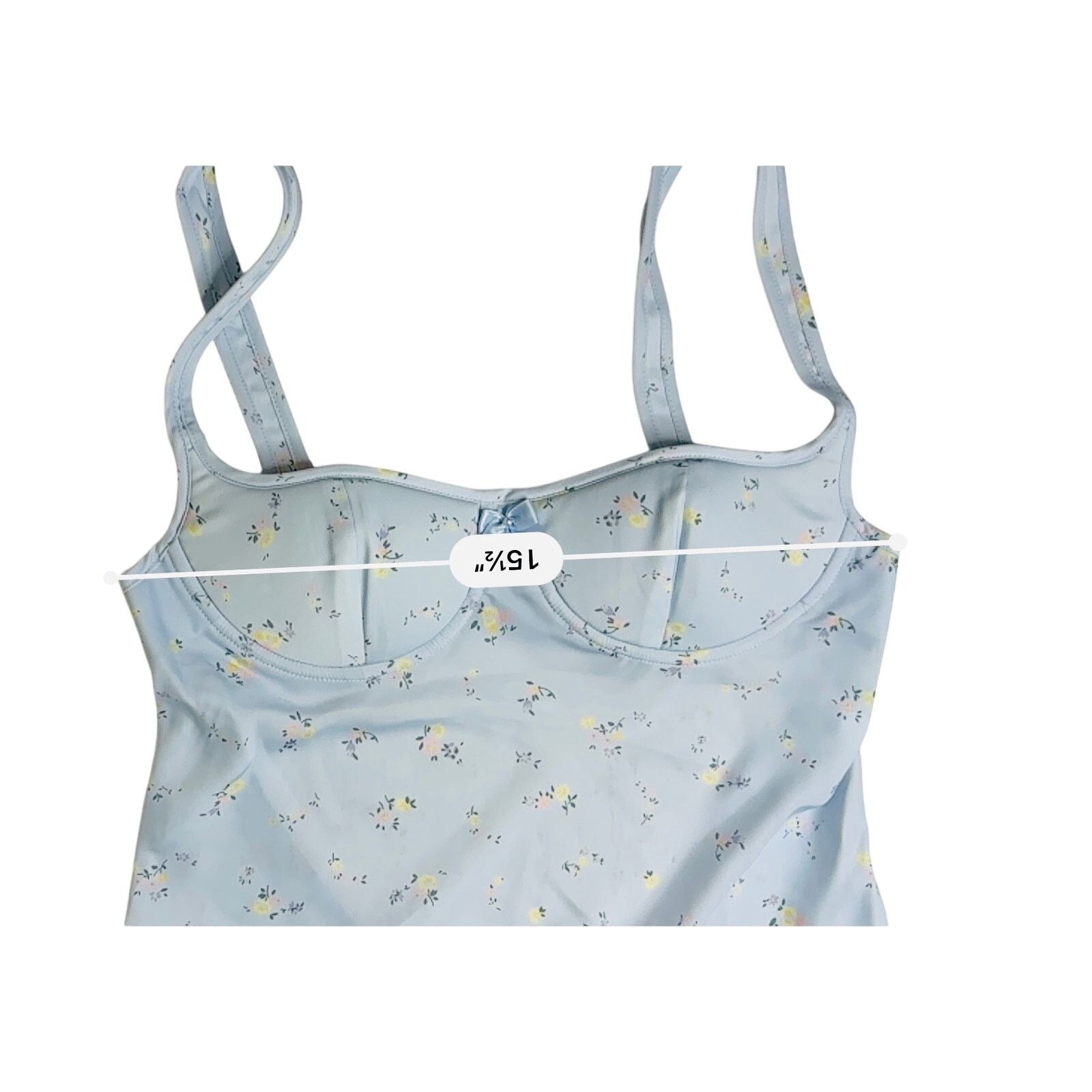 Other Rumored Loverboy Mini Dress MEDIUM Forget Me Not Blue Floral Size M / US 6-8 / IT 42-44 - 3 Thumbnail