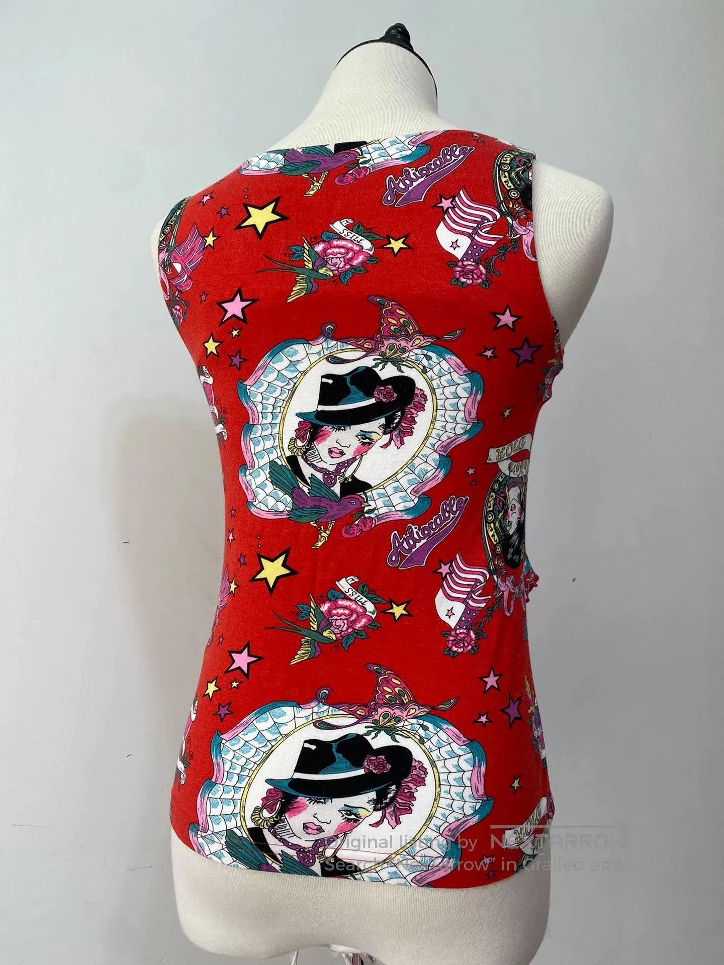 Dior VintageDior Spanish Dancer Tank Top. Size M / US 6-8 / IT 42-44 - 3 Thumbnail