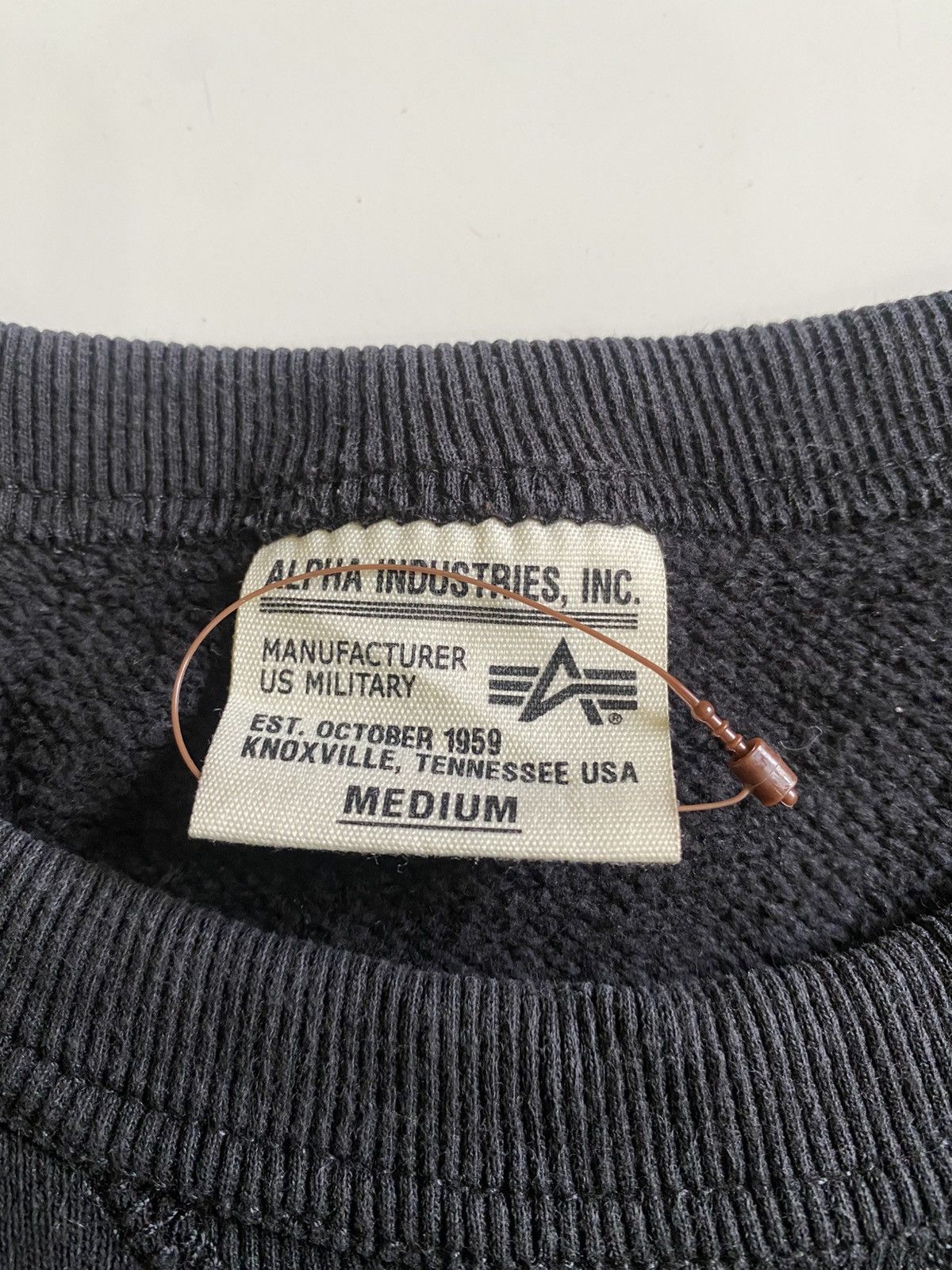 Alpha Industries Vinatge Alpha Industries single pocket crewneck Size US M / EU 48-50 / 2 - 6 Thumbnail