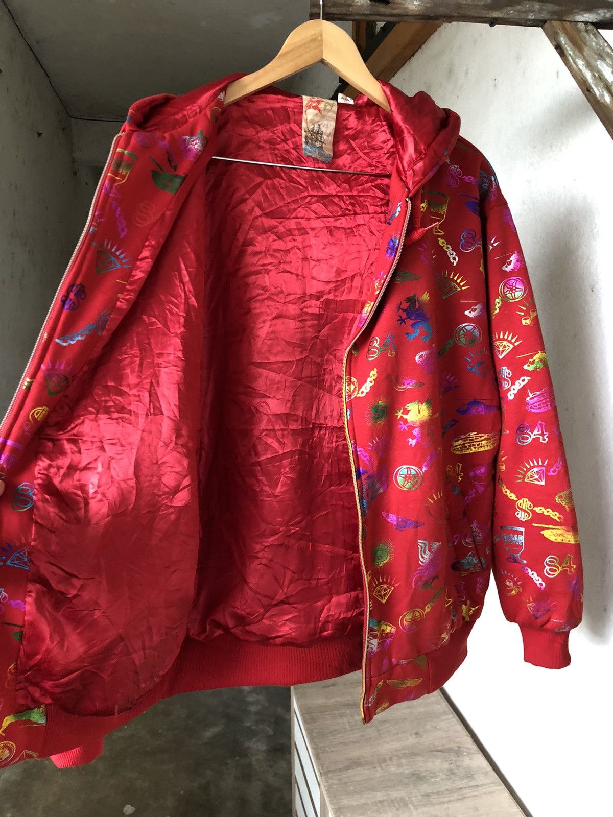 Japanese Brand Rare❗️Vintage All Nation Are One Full Print Sweater Hoodie Size US L / EU 52-54 / 3 - 16 Thumbnail