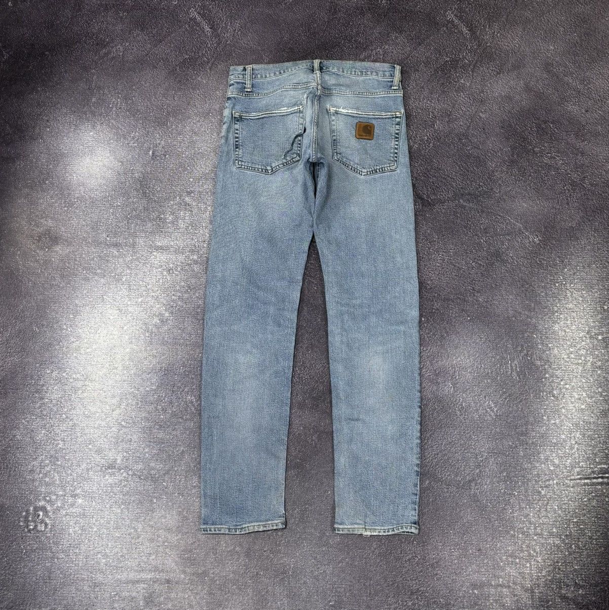 Carhartt Vintage Carhartt Light Blue Denim Work Hype Klondike Jeans Size US 29 - 1 Thumbnail