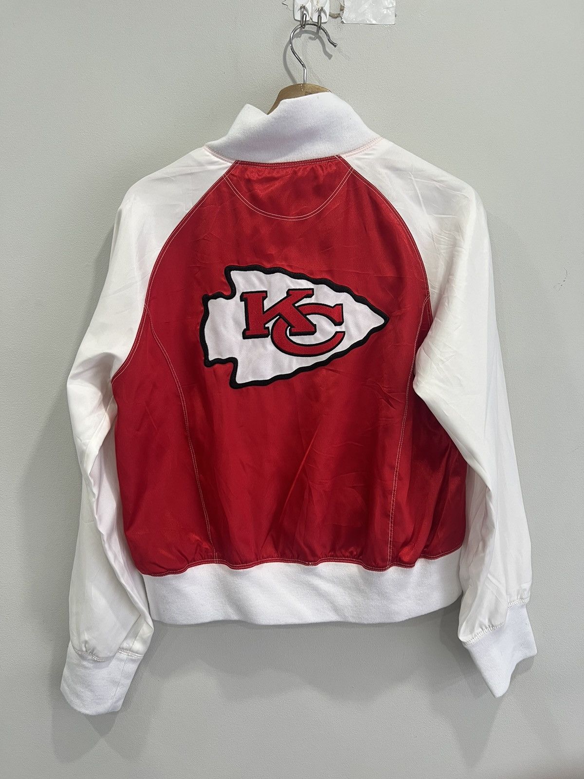 Vintage Vintage Y2K Womens Kansas Chiefs Light Jacket nfl Size L / US 10 / IT 46 - 2 Thumbnail
