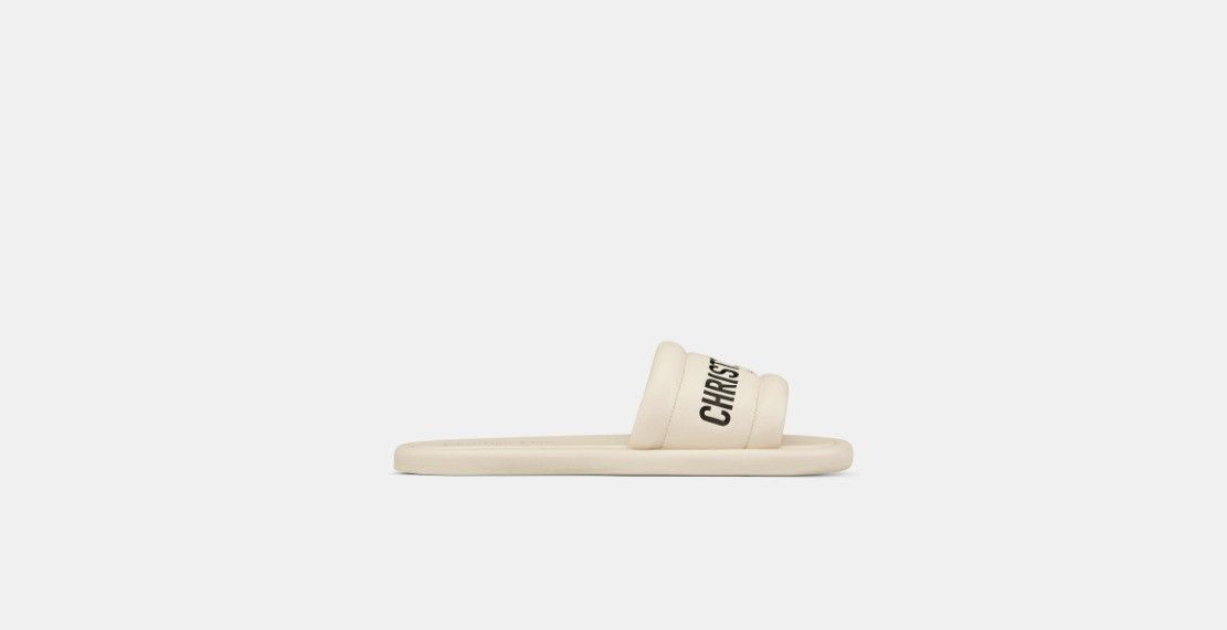 Dior o1w1db10924 Every-D Slides in White Size US 6 / IT 36 - 1 Thumbnail