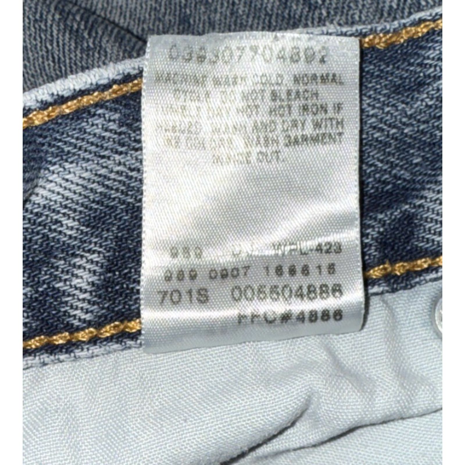 Denime Levi’s 550 Jeans Mens 36X30 Blue Denim Relaxed Straight 5-Pocket Distressed Red Tab 100% Cotton Denim Size US 36 / EU 52 - 7 Thumbnail