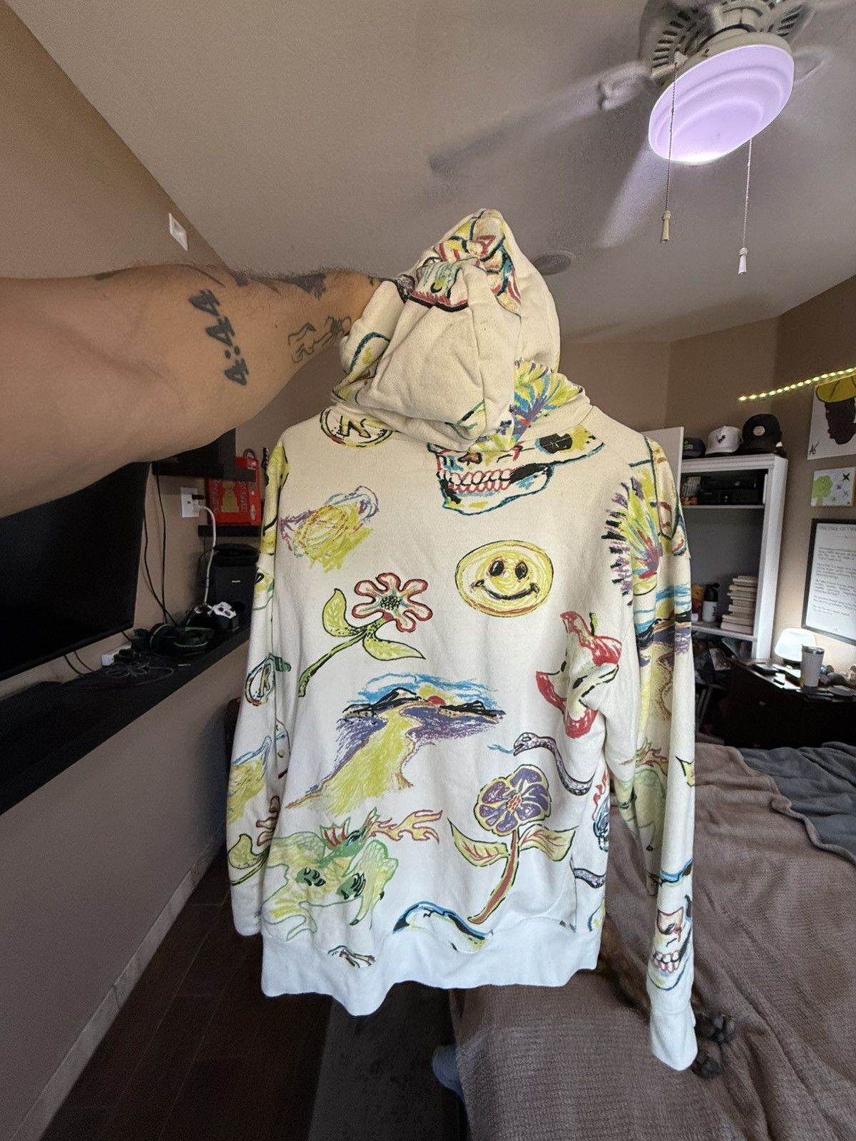 Market Market x Smiley Coloring Book Hoodie Size US L / EU 52-54 / 3 - 2 Thumbnail