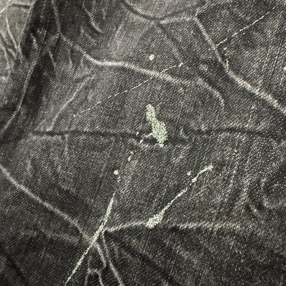 Le Grande Bleu (L.G.B.) 🔥🇯🇵 Y2K Archive Flared Glitter Paint Splatter Nylous Denim Size US 32 / EU 48 - 7 Thumbnail