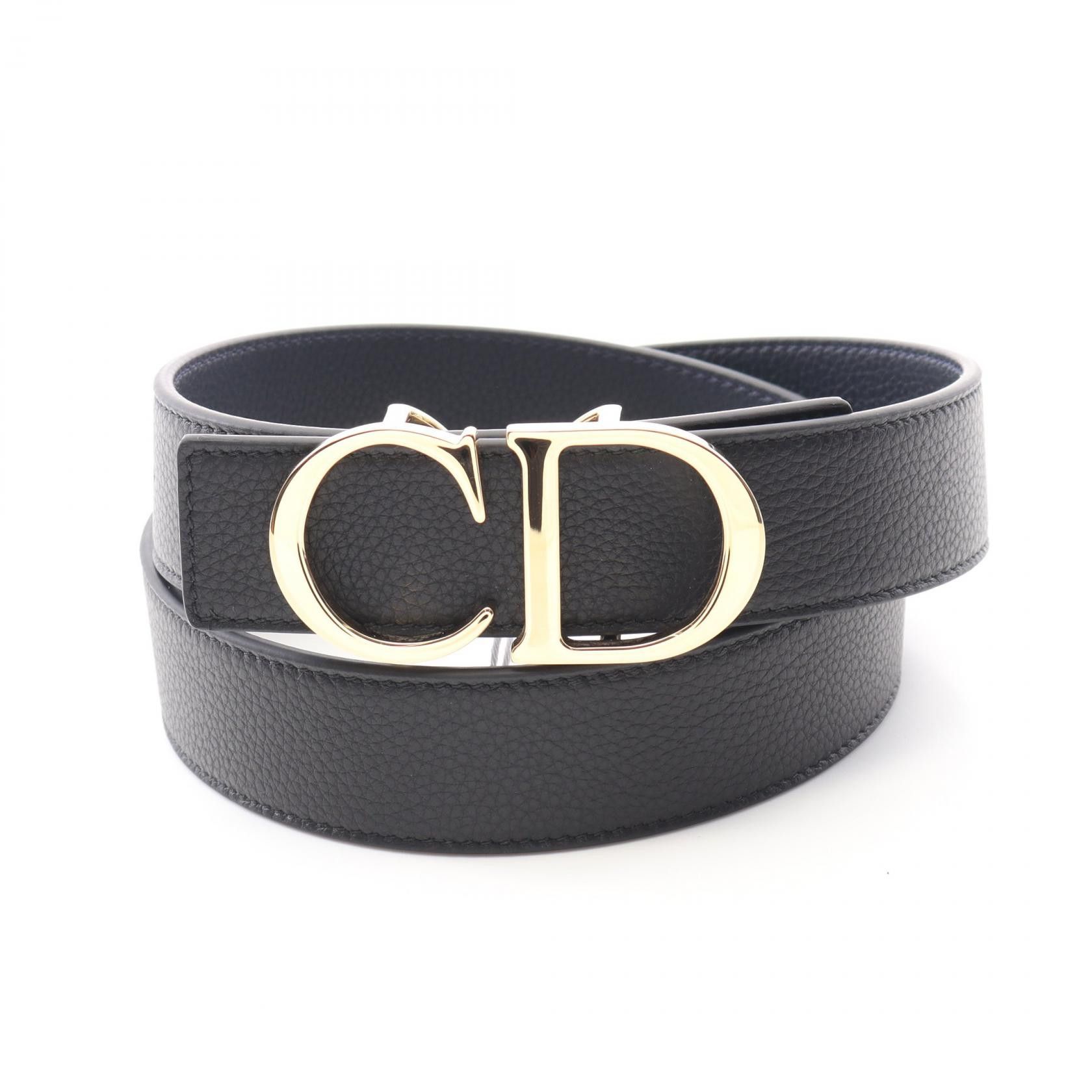 Dior Dior Dior CD Logo Leather Belt Leather Belt 4353ORTAMH16Q85 DUTY FREE for USA Size ONE SIZE - 1 Thumbnail