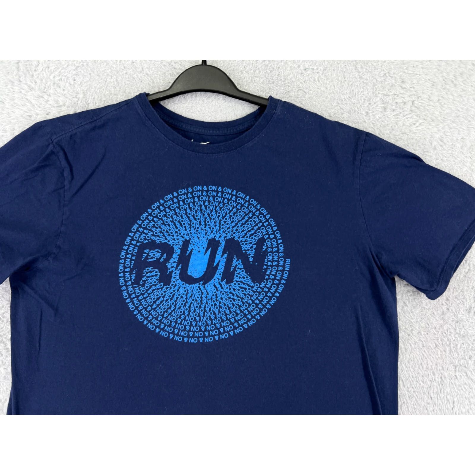 Nike Nike Dri-Fit Shirt Men XL Blue Logo Sports Athletic 90s Retro N/A Size US XL / EU 56 / 4 - 5 Thumbnail
