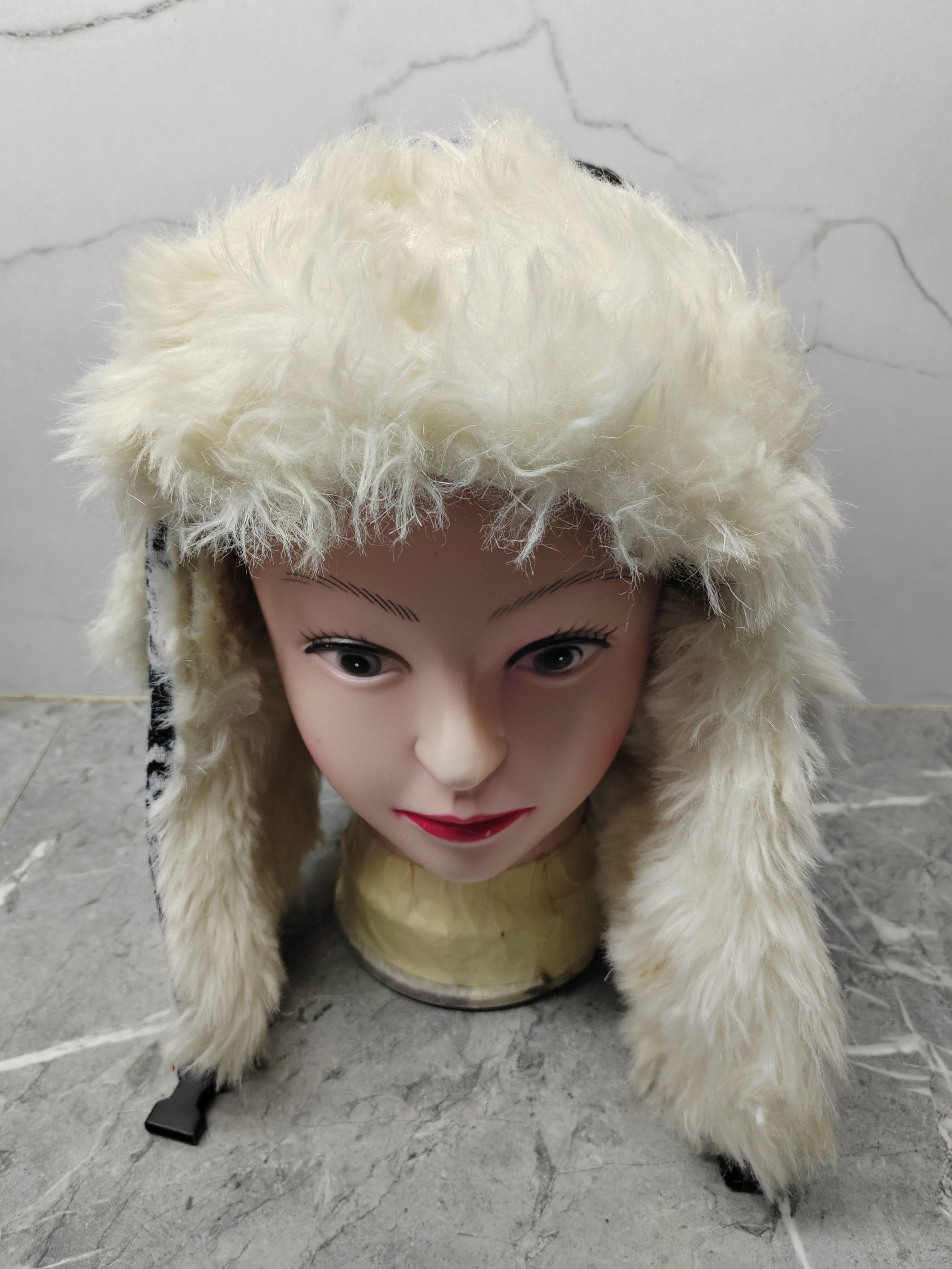 Japanese Brand Vintage Y2k Ushanka Fur Earflap Cap Hat Size ONE SIZE - 2 Thumbnail