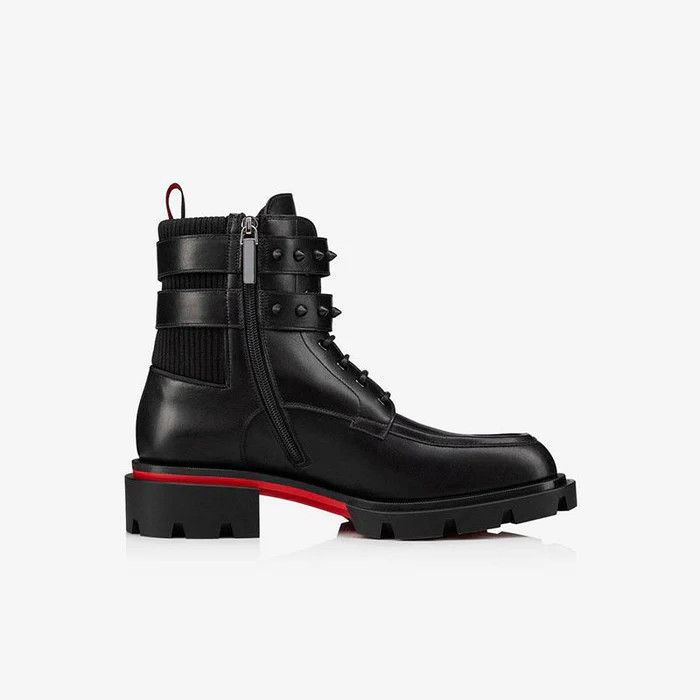 Christian Louboutin o1bcso1str1024 Boot in Black Size US 12 / EU 45 - 1 Thumbnail