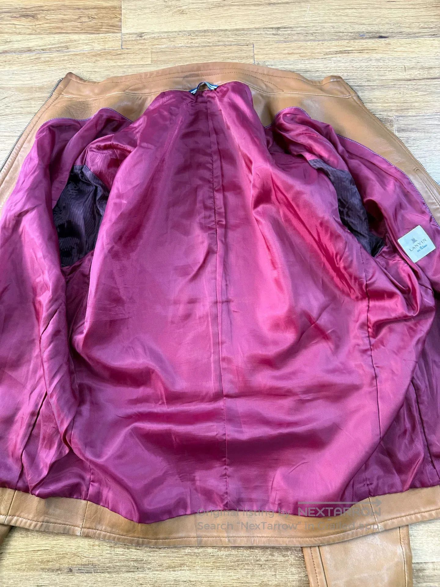Lanvin Lanvin Men's Leather Motorcycle Jacket. Size US L / EU 52-54 / 3 - 3 Thumbnail