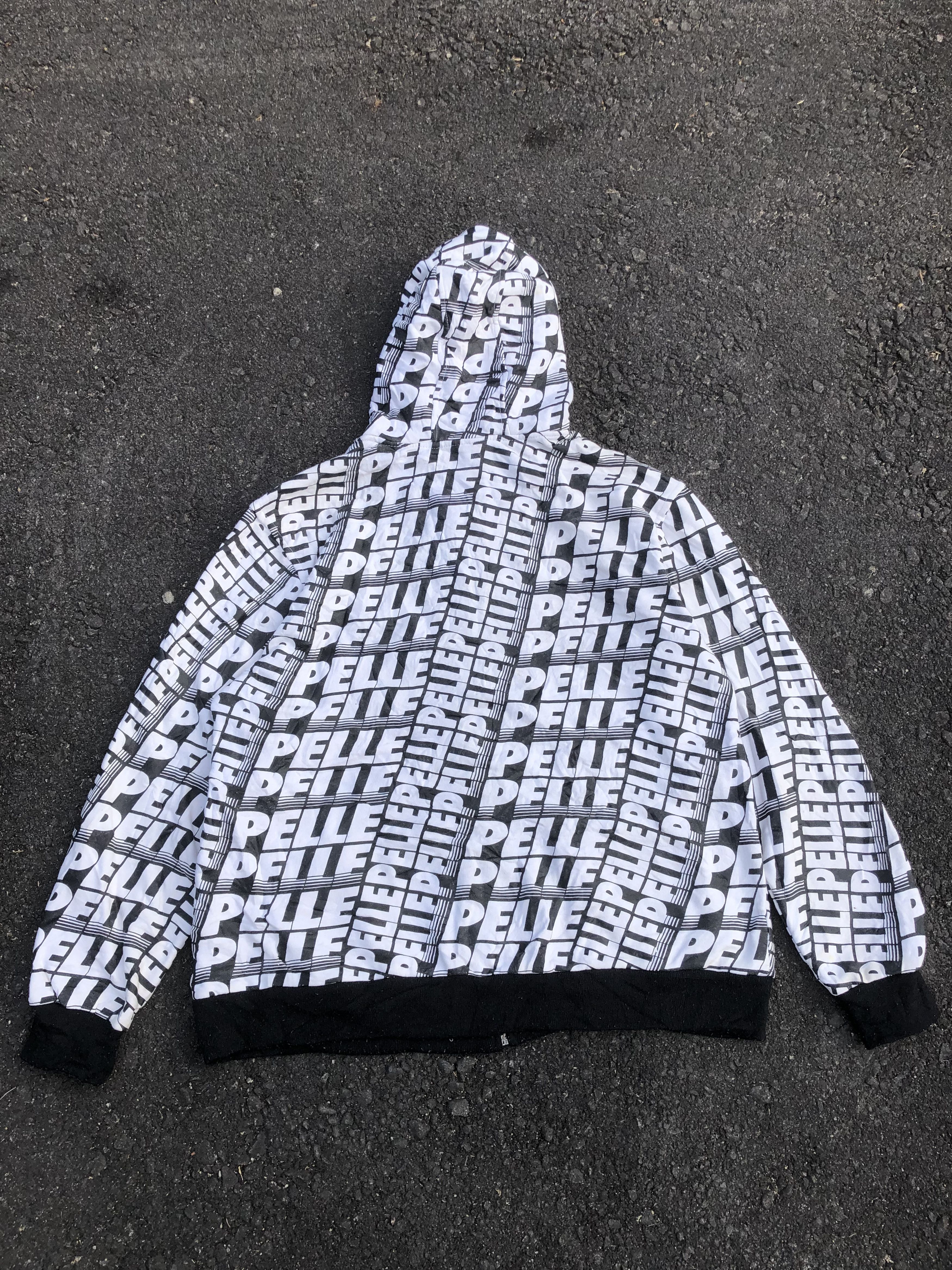 Pelle Pelle Vintage Y2K Pelle Pelle Monogram Zipper Hoodies Size US XL / EU 56 / 4 - 2 Thumbnail