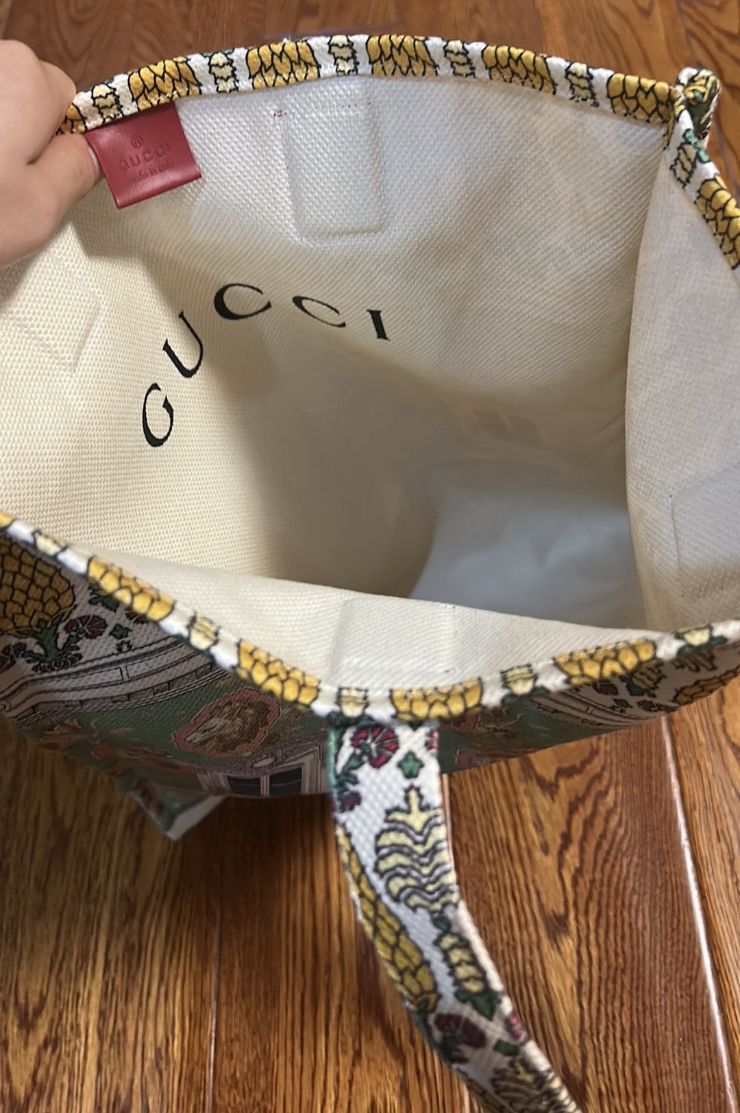 Gucci Gucci Gucci Garden Florence Exclusive Cotton Tote Bag Size ONE SIZE - 3 Thumbnail