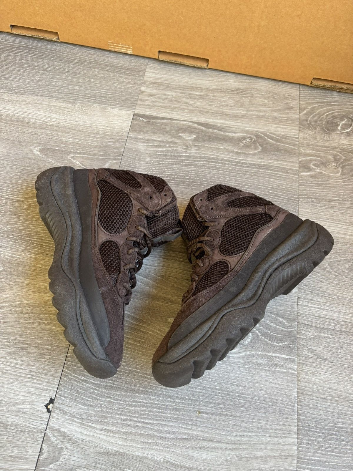 Adidas × Kanye West Adidas Yeezy Boots Dessert Oil Size US 9.5 / EU 42-43 - 9 Thumbnail