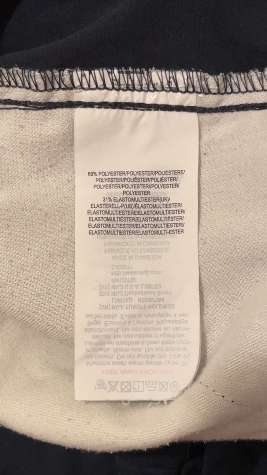 Muji Muji Men's Indigo Polyester Blend Trousers M Size US 32 / EU 48 - 4 Thumbnail