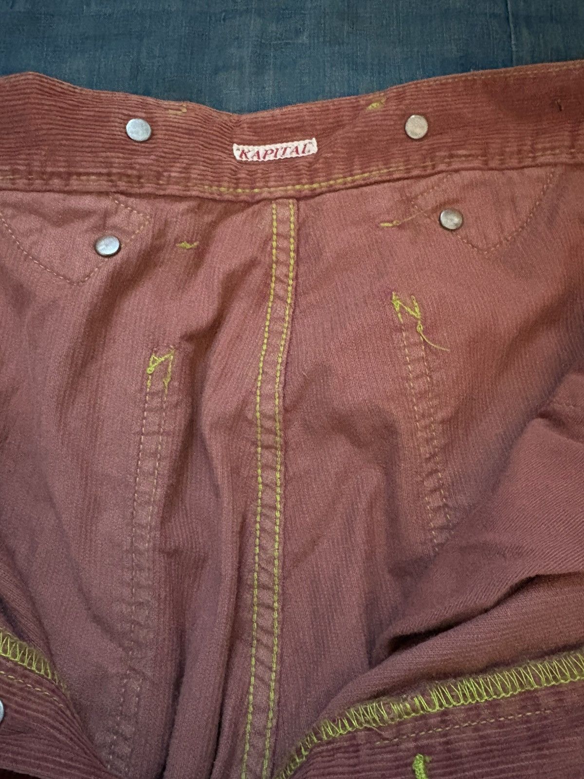 Kapital KAPITAL corduroy Double Knee Lumber Pants m Size US 32 / EU 48 - 10 Thumbnail