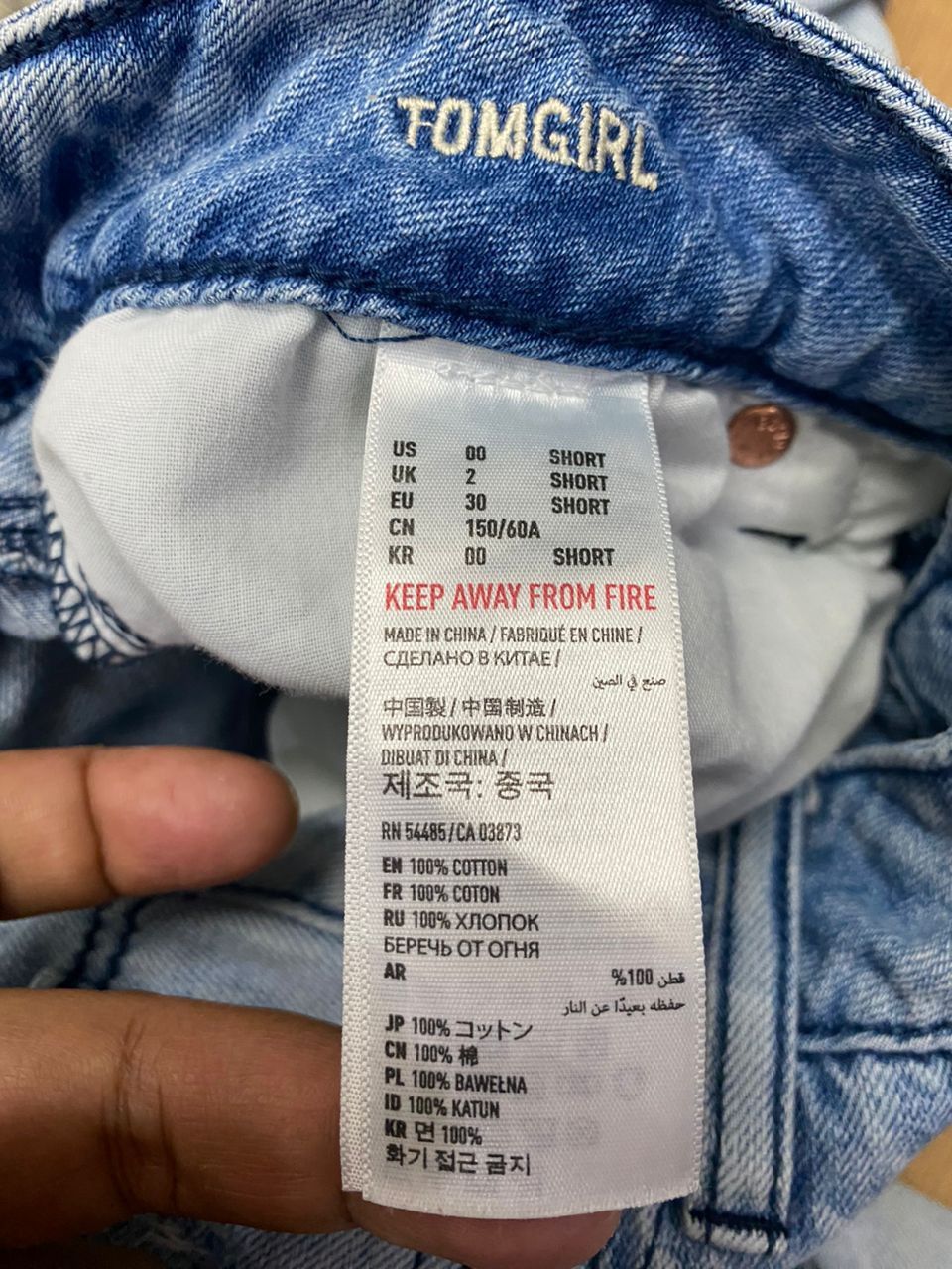 American Eagle Outfitters 💥BEST OFFER💥AMERICAN EAGLE TOMGIRL DISTRESSED DENIM Size 28" / US 6 / IT 42 - 12 Thumbnail