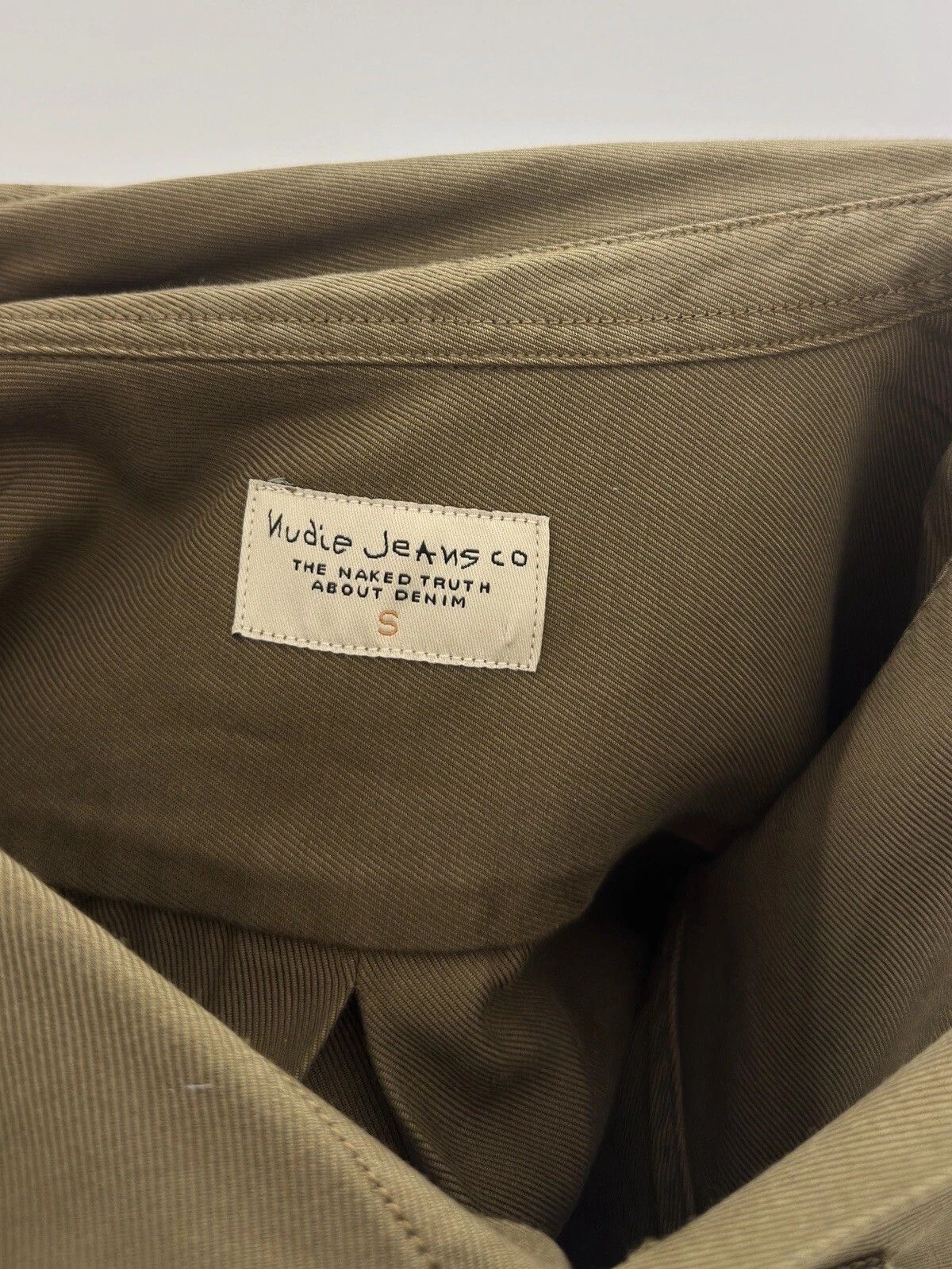 Nudie Jeans Nudie Jeans Mens Cotton Shirt Buttons Military Army Style Size US S / EU 44-46 / 1 - 7 Thumbnail