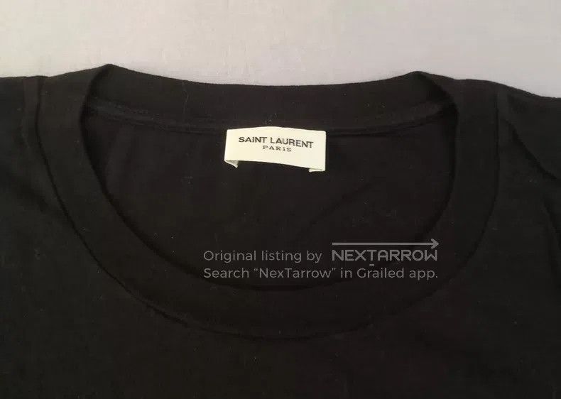 Saint Laurent Paris Saint Laurent Paris Short Sleeve T-Shirt i Size US M / EU 48-50 / 2 - 3 Thumbnail